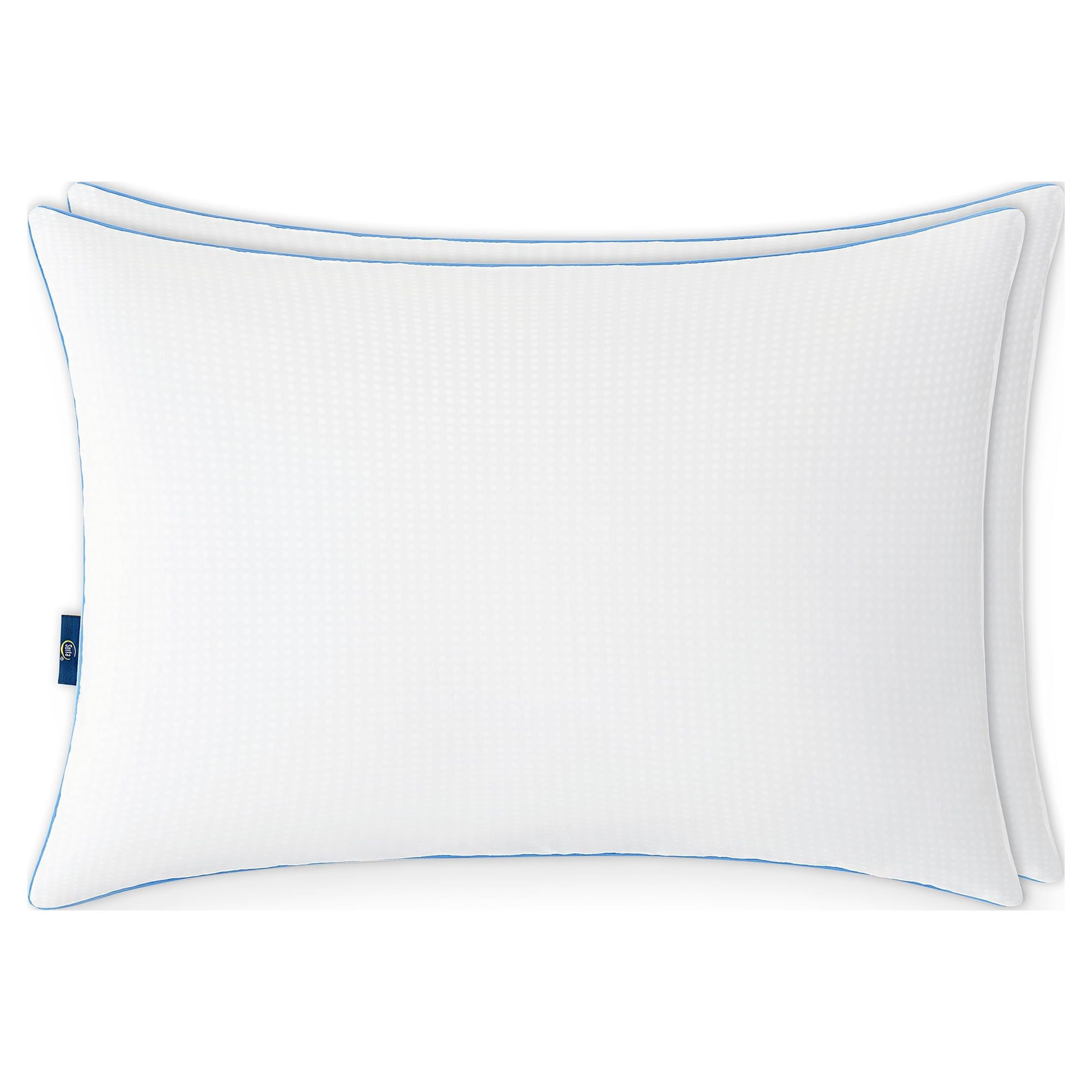 Hotel Collection Cool Nites Bed Pillow, Standard/Queen, 2 Pack - Decorative Throw Pillow Cushion for Sofa & Bed Detail