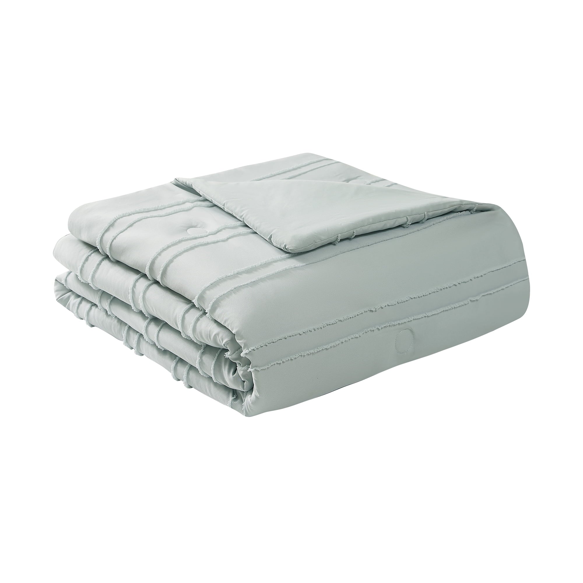 Luxurious Quilted Mint 10 Piece Bed in a Bag Comforter Set with Sheets, Queen - Hypoallergenic Ultra-Fluffy Quilt for Winter Detail