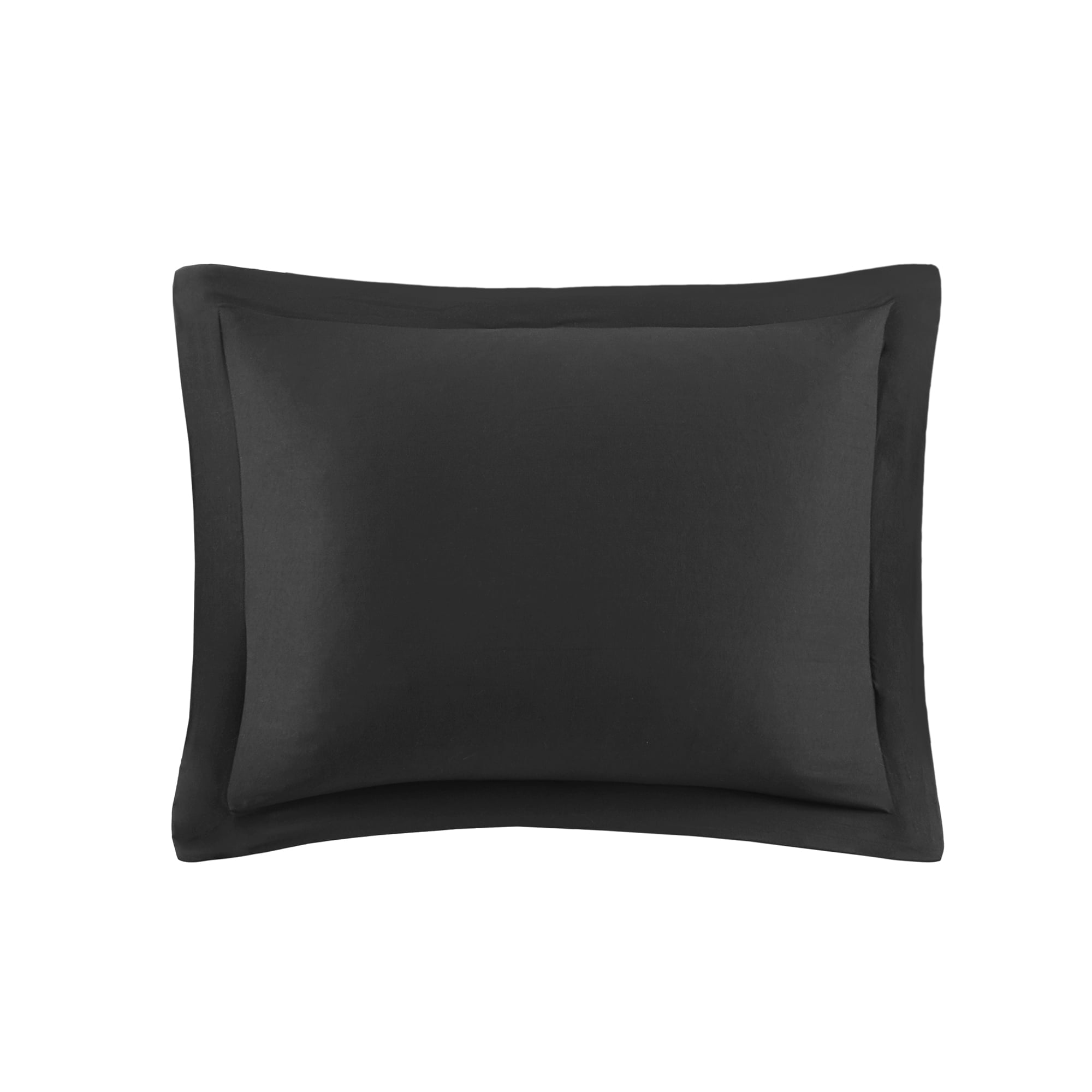 All-Season All in One Down Alt Reversible Comforter and Sheet set- 5 Piece, Twin, Black - Luxurious Quilted Duvet Cover Set Detail