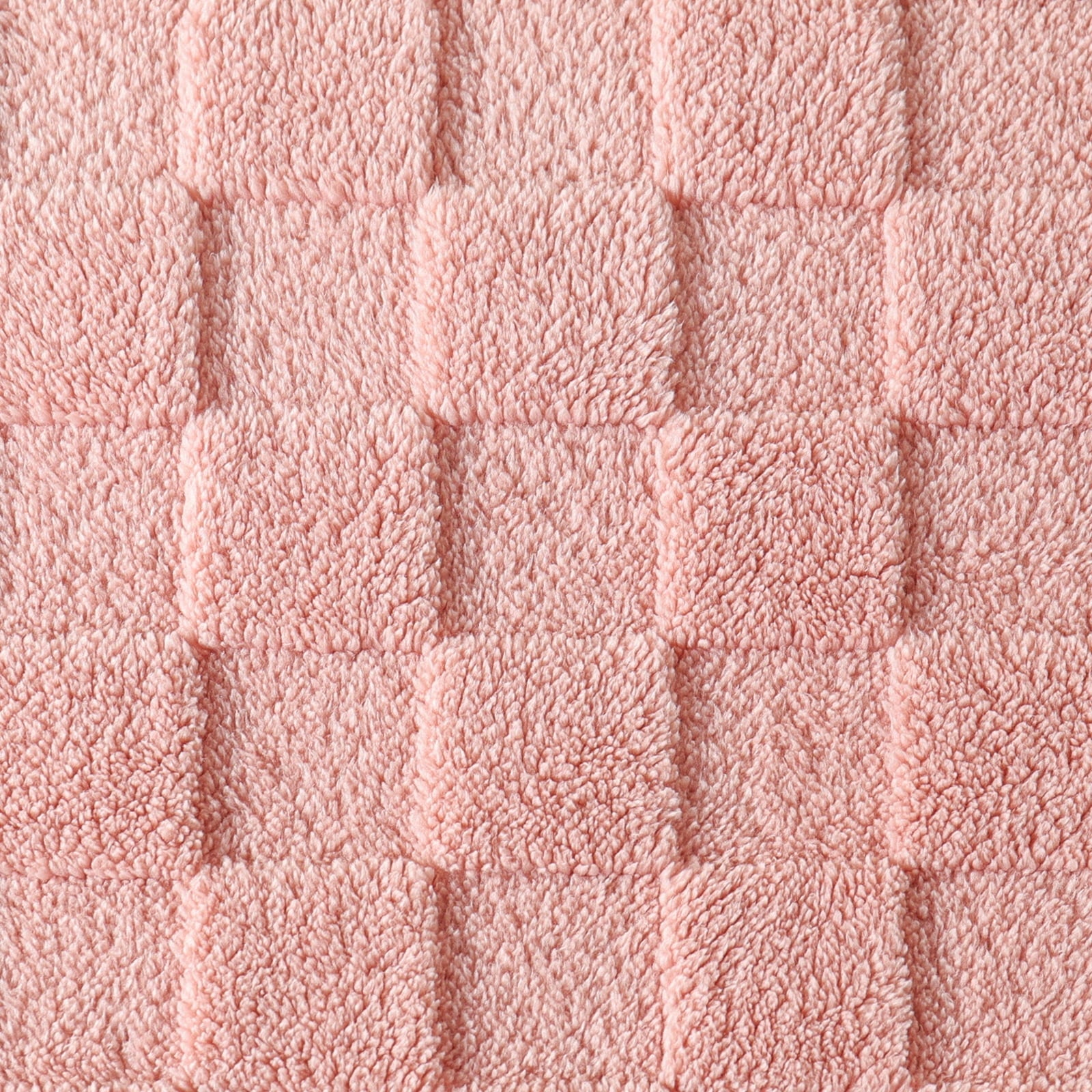 Super Soft Flannel Fleece Throw Blanket for Couch, Super Soft Warm Lightweight Checkered Pattern Blanket for All Seasons, Pink, 50"x60" - Cozy Fleece Throw Blanket for Couch & Bed Detail