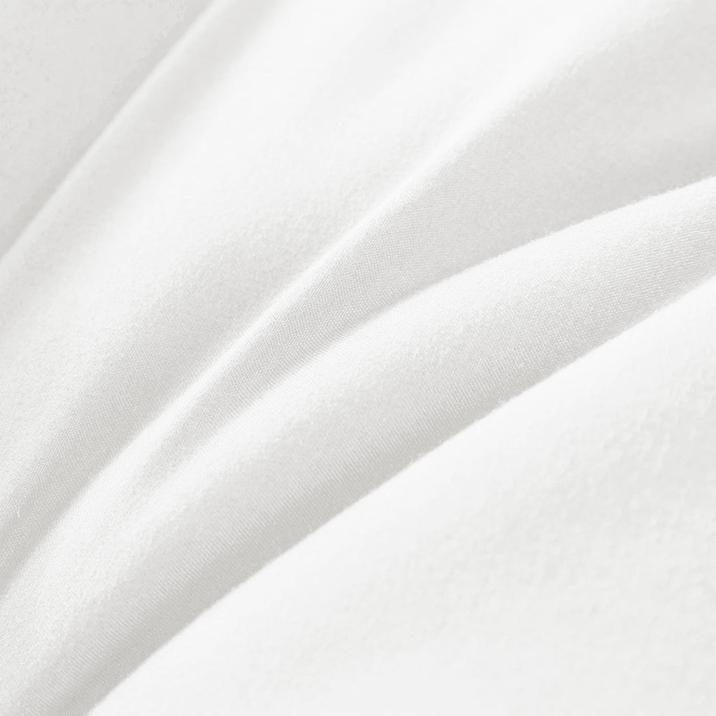 Hypoallergenic Cloud Queen Comforter Set White, 3-Piece Solid Comforter Duvet Insert with Corner Tabs, Lightweight Bedding Down Alternativ... - Cloud-Like Soft Lightweight Bed Comforter Detail