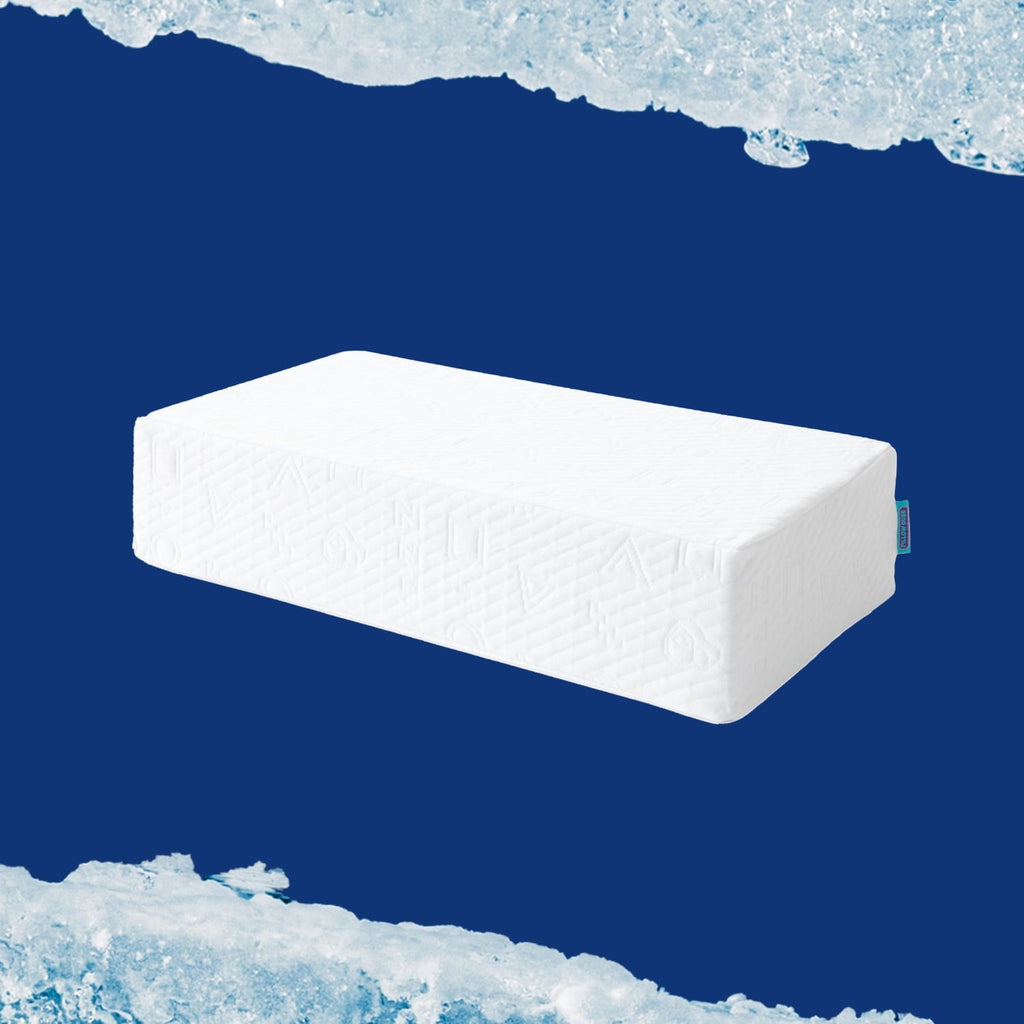 Hotel Collection (2 pack) Ice Cube Cooling Memory Foam Bed Pillow (1 Count) - Decorative Throw Pillow Cushion for Sofa & Bed Detail