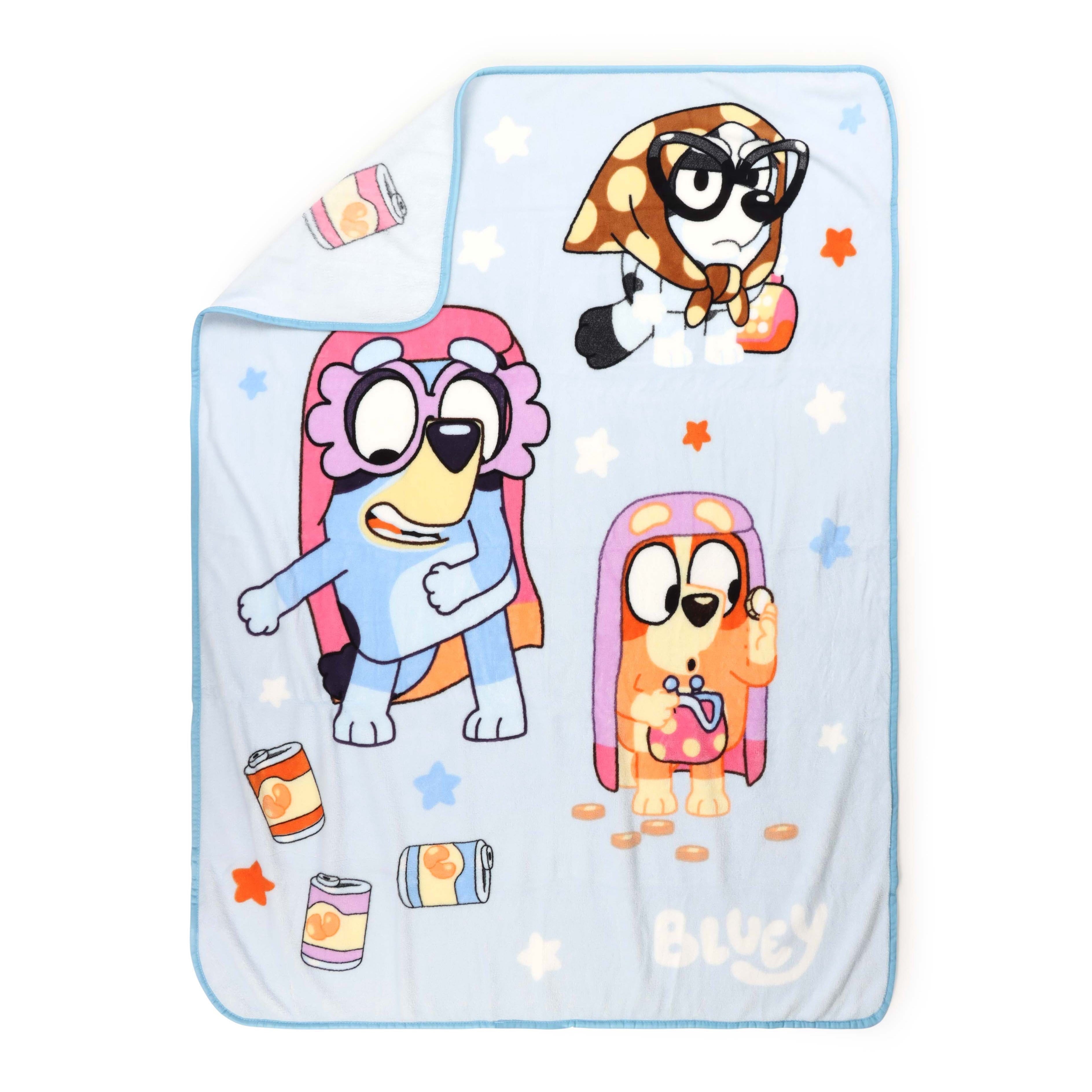 Cozy Fleece Family Kids Throw Blanket, Soft Coral Fleece, Multicolor, 46" x 60" - Cozy Fleece Throw Blanket for Couch & Bed Detail