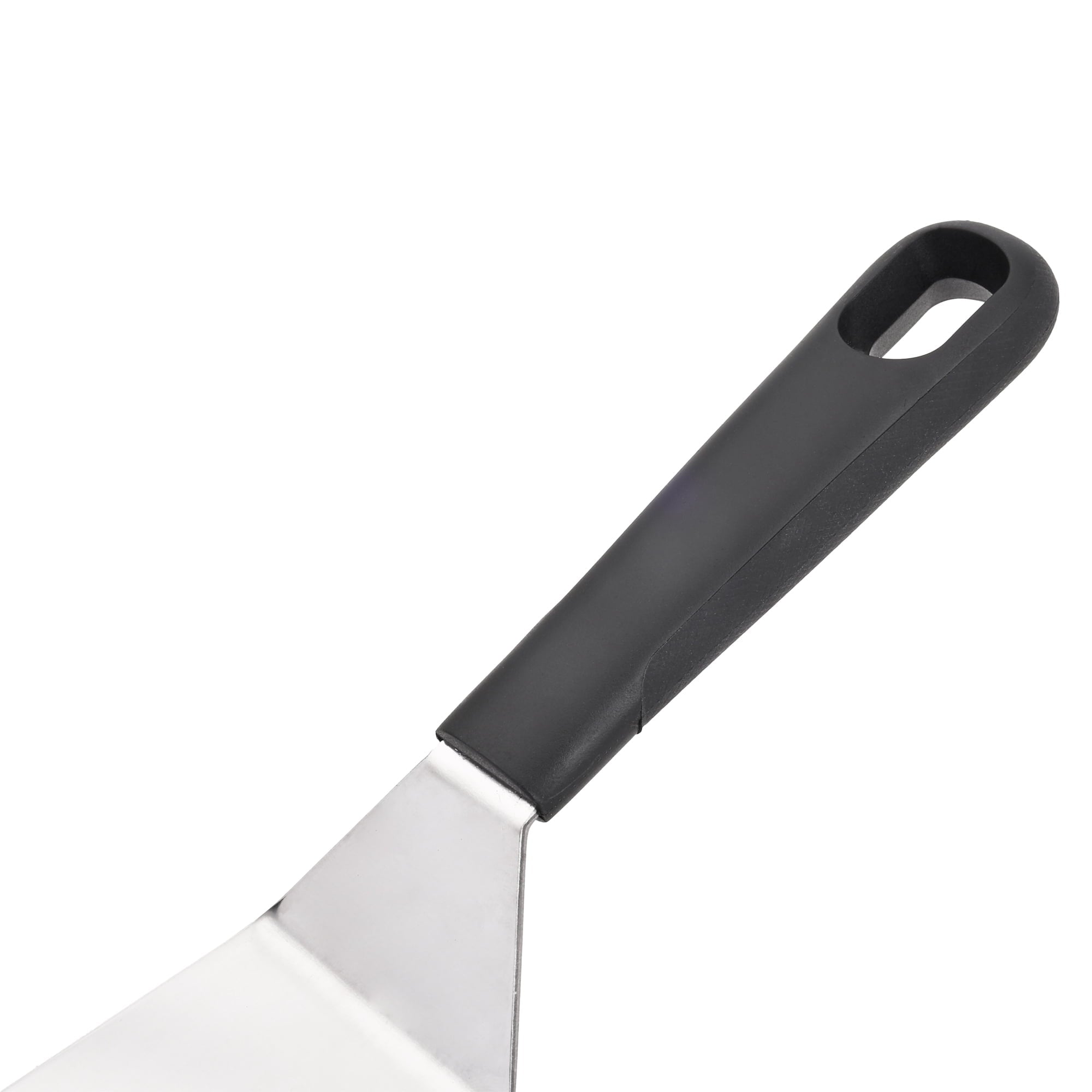 Heavy Duty Stainless Steel Mini Dessert Spatula with Softgrip Handle for Serving Pancakes or Desserts - Multi-Purpose Hand Tool for Daily Meal Prep Detail