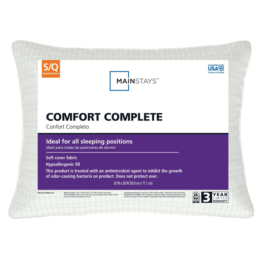 Orthopedic Support (18 pack) Bed Pillow, Standard/Queen - Hotel Quality Plush Sleeping Pillows - Default Title