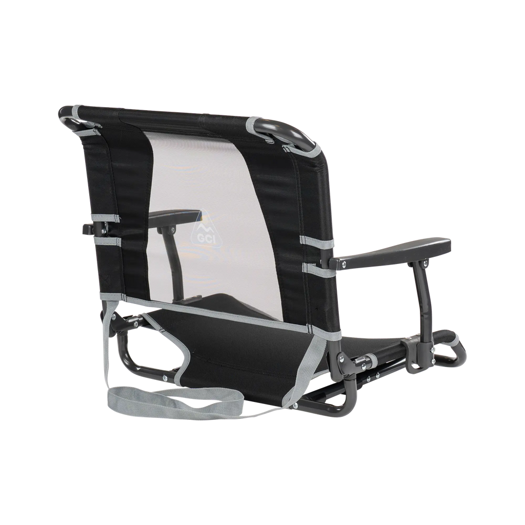 Bleacher-Friendly Big Comfort Stadium Chair with Armrests - Choice 465 - Ergonomic Portable Stadium Seat for Sports Events Detail