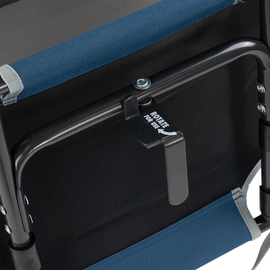Bleacher-Friendly Big Comfort Stadium Chair with Armrests - Choice 465 - Ergonomic Portable Stadium Seat for Sports Events Detail