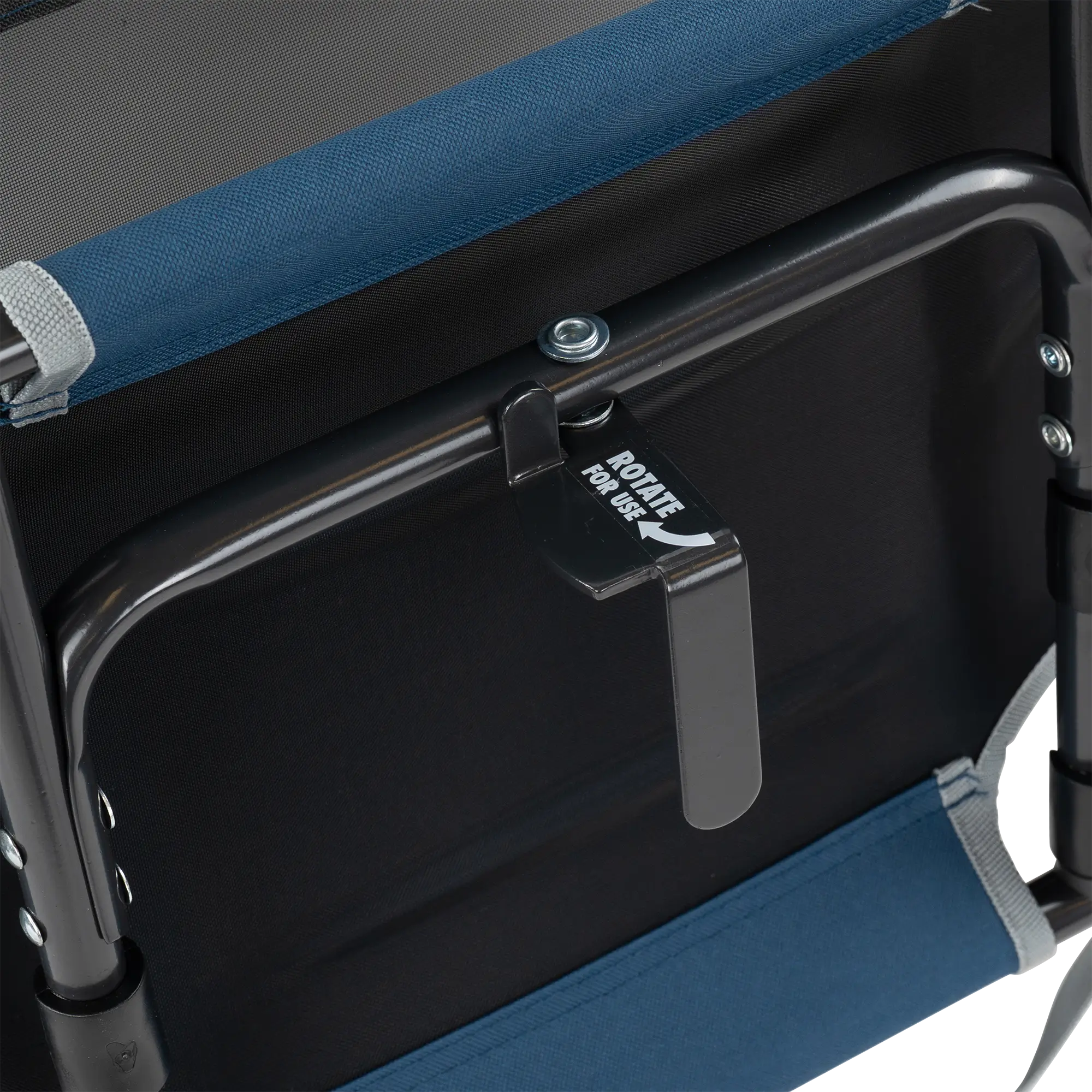 Bleacher-Friendly Big Comfort Stadium Chair with Armrests - Choice 465 - Ergonomic Portable Stadium Seat for Sports Events Detail