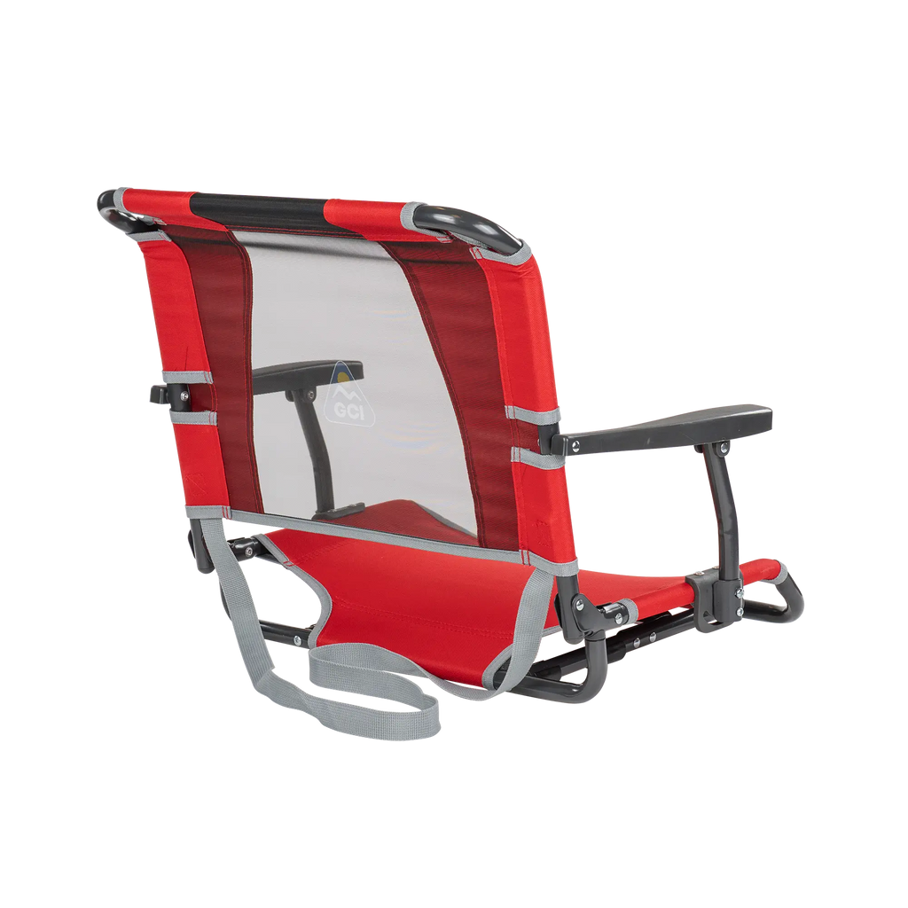 Bleacher-Friendly Big Comfort Stadium Chair with Armrests - Choice 465 - Ergonomic Portable Stadium Seat for Sports Events Detail