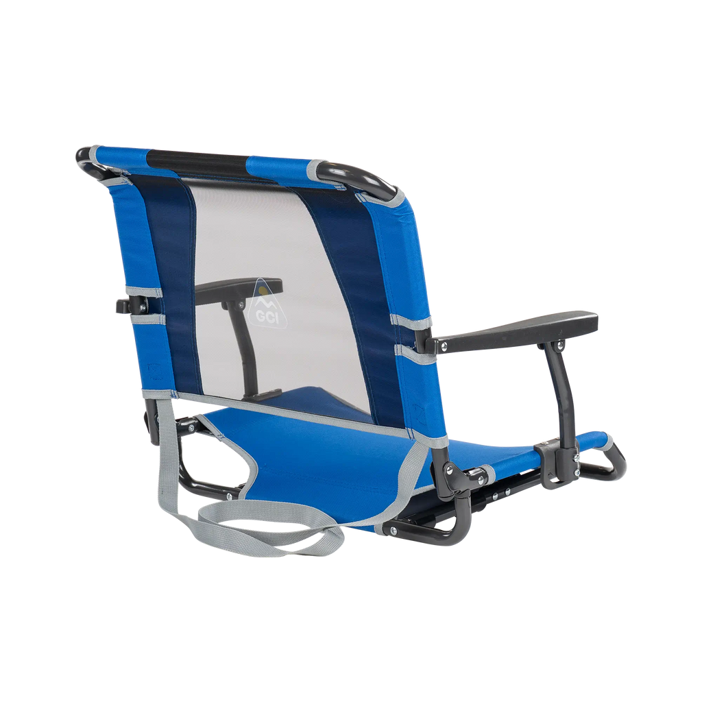 Bleacher-Friendly Big Comfort Stadium Chair with Armrests - Choice 465 - Ergonomic Portable Stadium Seat for Sports Events Detail