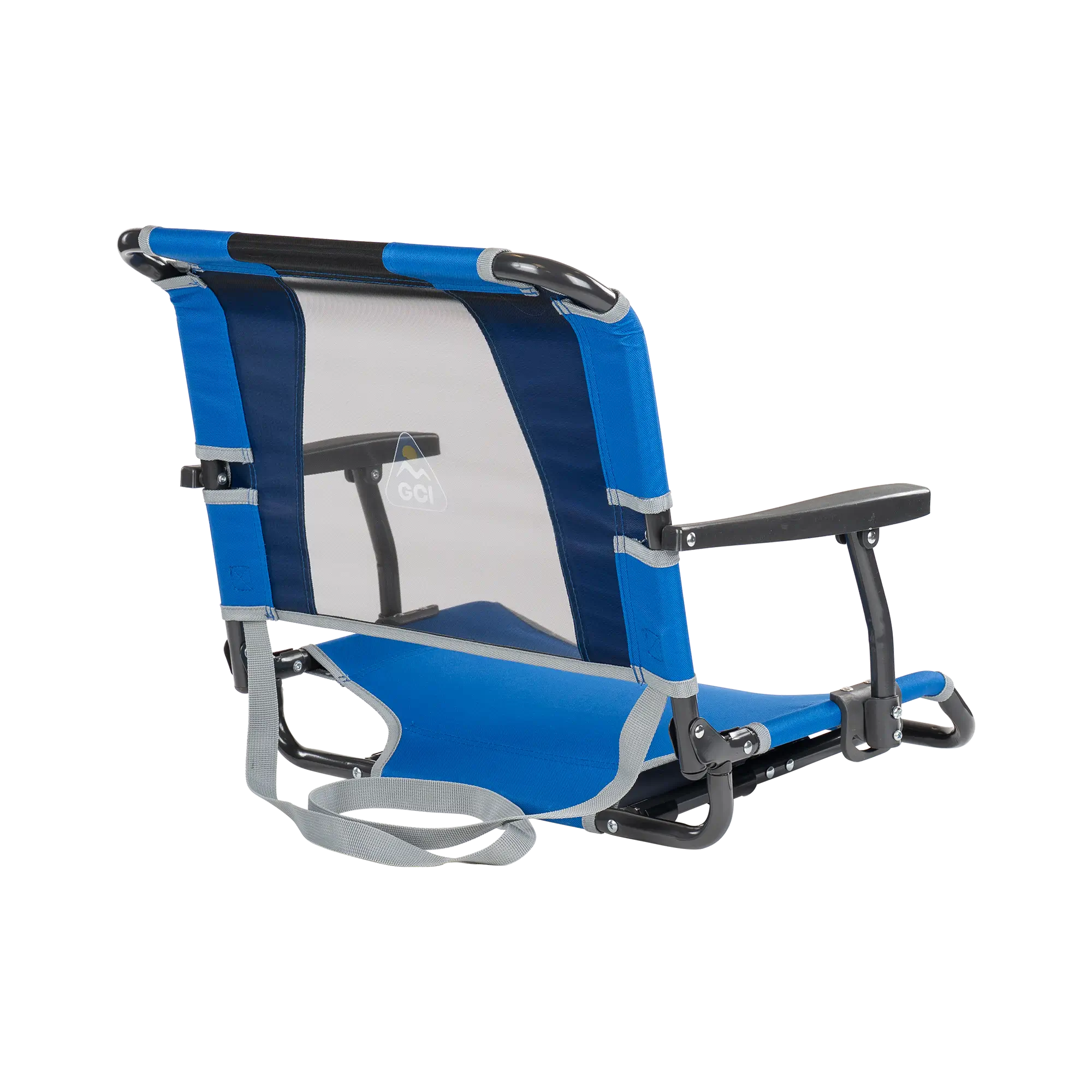 Bleacher-Friendly Big Comfort Stadium Chair with Armrests - Choice 465 - Ergonomic Portable Stadium Seat for Sports Events Detail