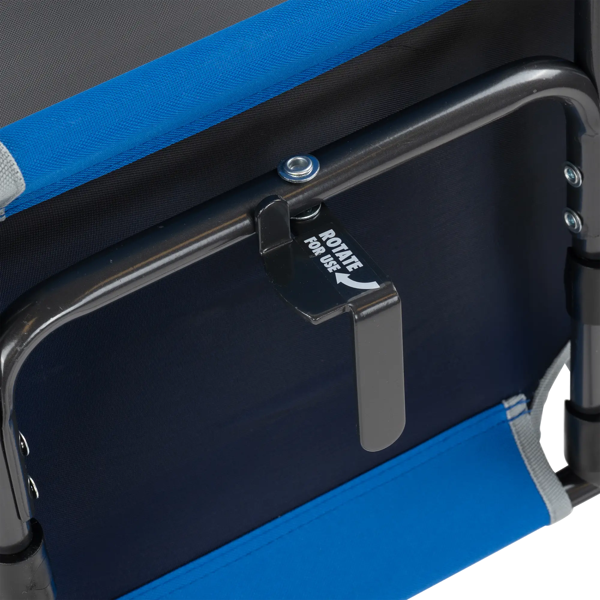 Bleacher-Friendly Big Comfort Stadium Chair with Armrests - Choice 465 - Ergonomic Portable Stadium Seat for Sports Events Detail