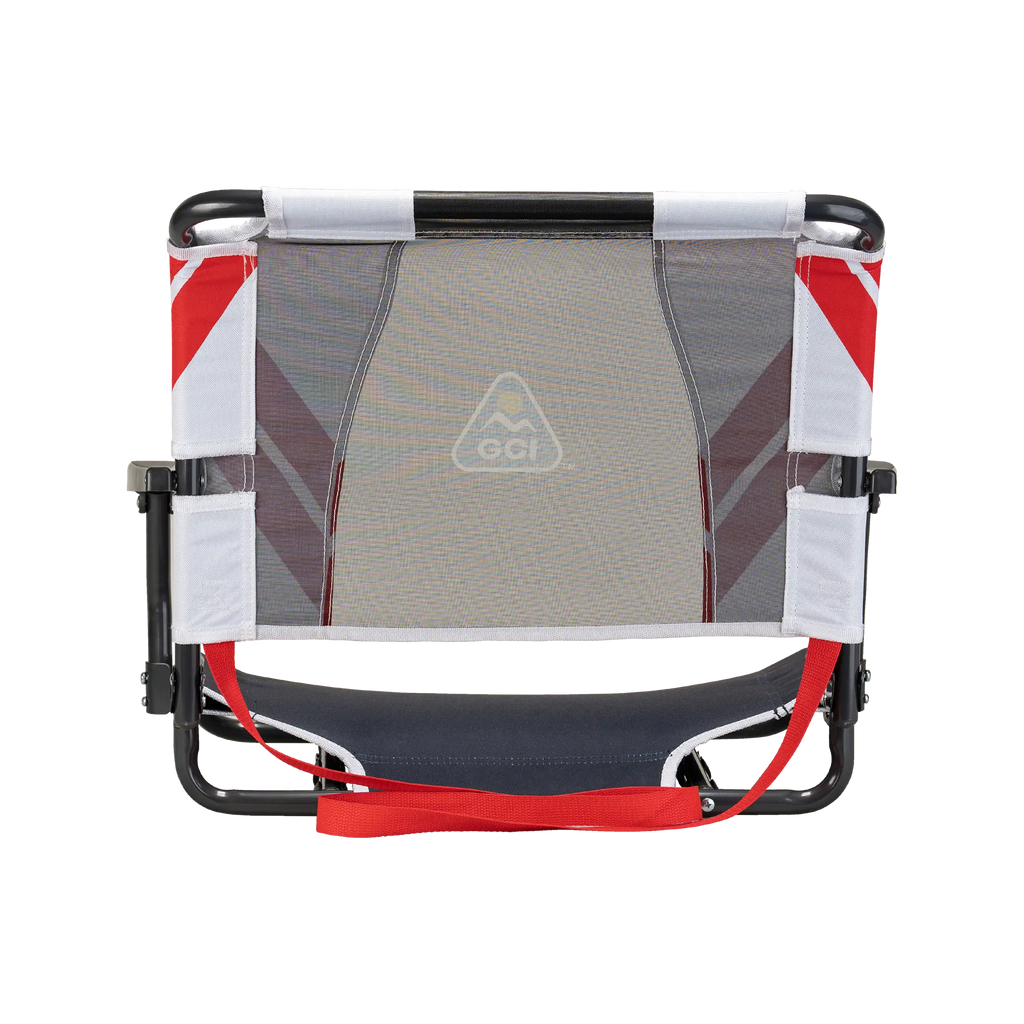 Bleacher-Friendly Big Comfort Stadium Chair with Armrests - Choice 465 - Ergonomic Portable Stadium Seat for Sports Events Detail
