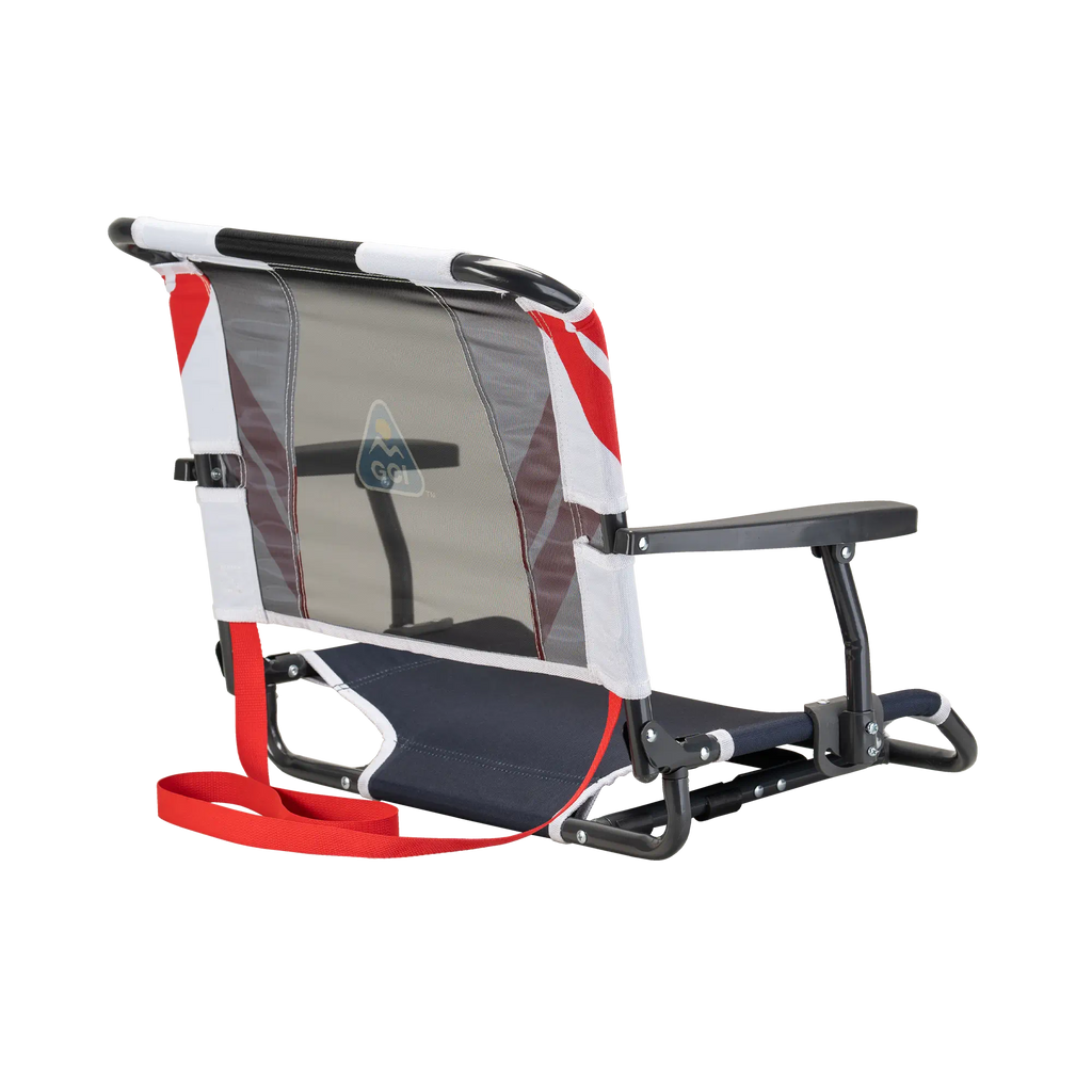 Bleacher-Friendly Big Comfort Stadium Chair with Armrests - Choice 465 - Ergonomic Portable Stadium Seat for Sports Events Detail