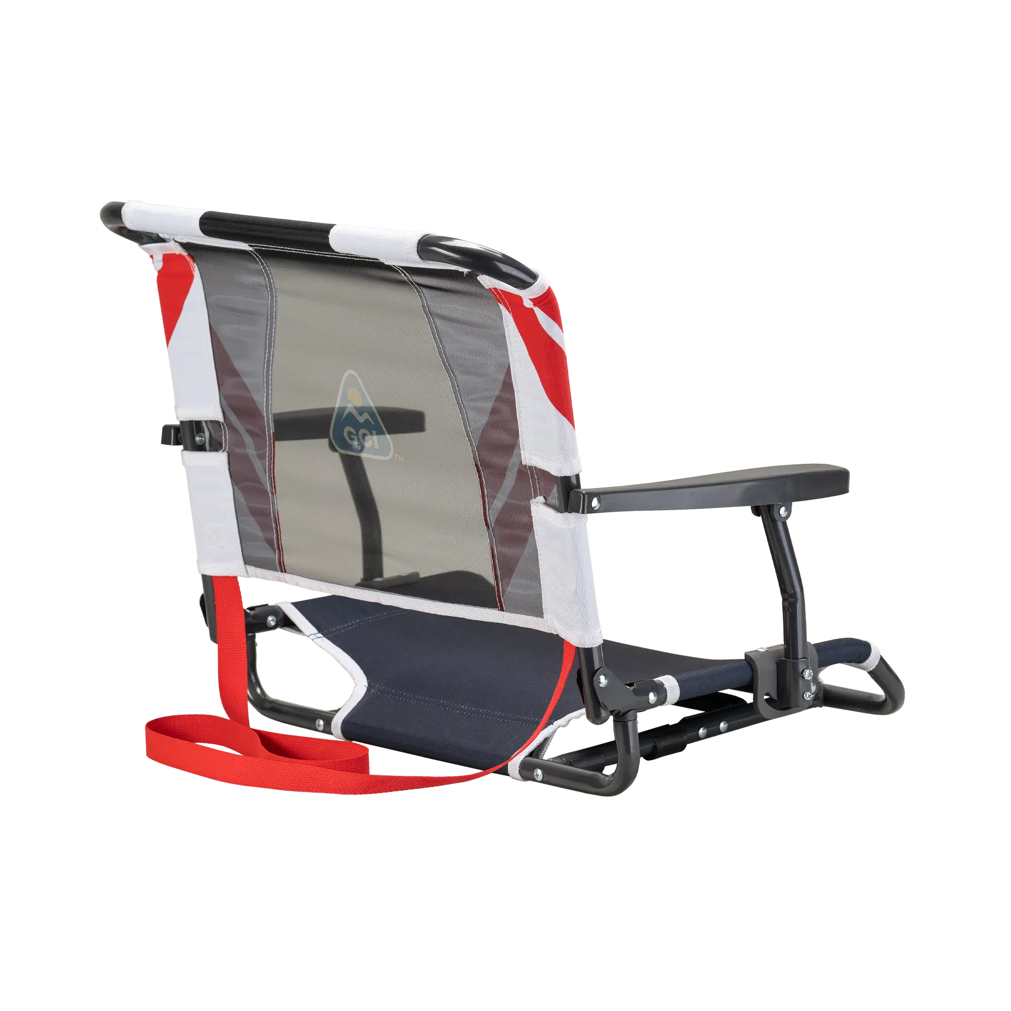 Bleacher-Friendly Big Comfort Stadium Chair with Armrests - Choice 465 - Ergonomic Portable Stadium Seat for Sports Events Detail