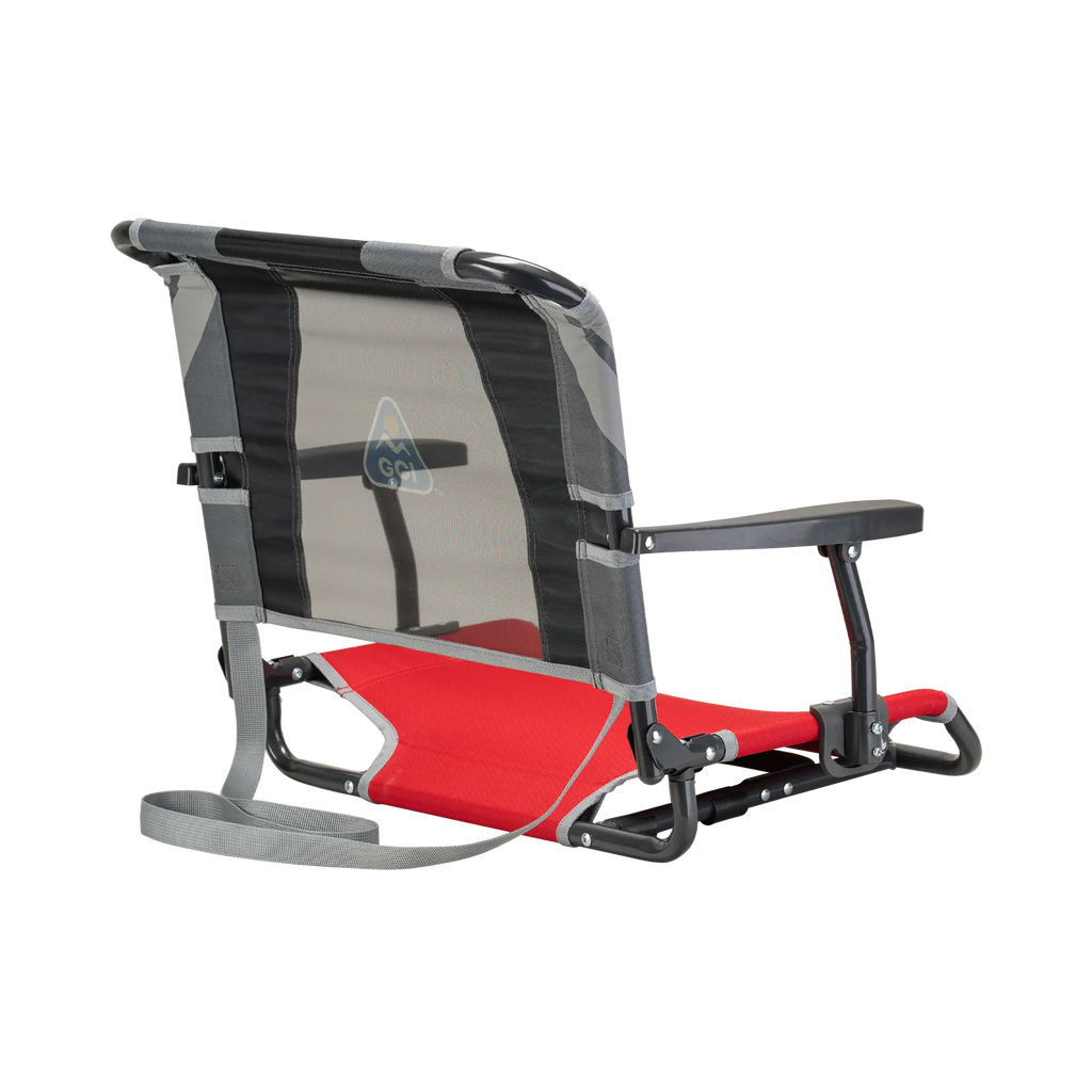 Bleacher-Friendly Big Comfort Stadium Chair with Armrests - Choice 465 - Ergonomic Portable Stadium Seat for Sports Events Detail