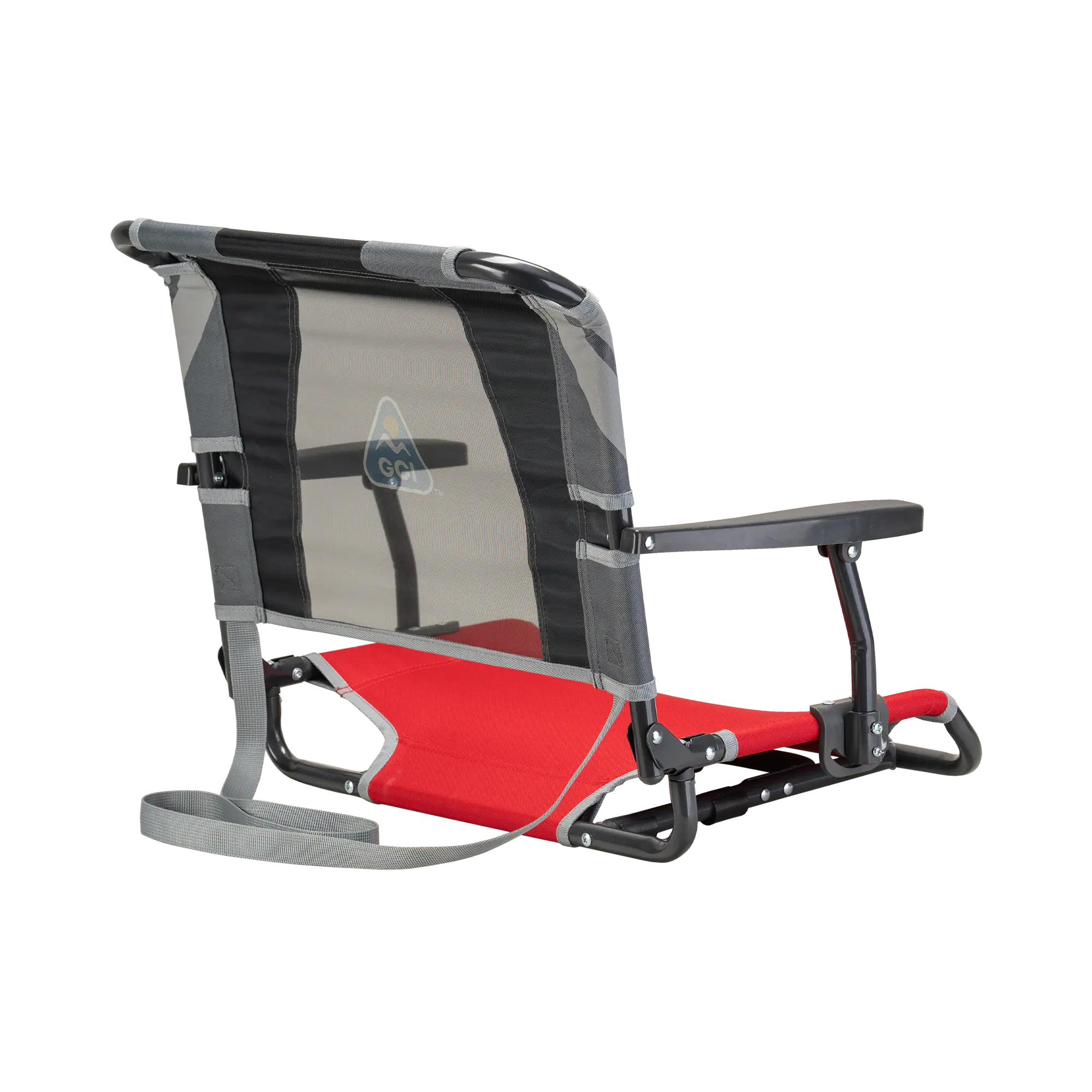 Bleacher-Friendly Big Comfort Stadium Chair with Armrests - Choice 465 - Ergonomic Portable Stadium Seat for Sports Events Detail