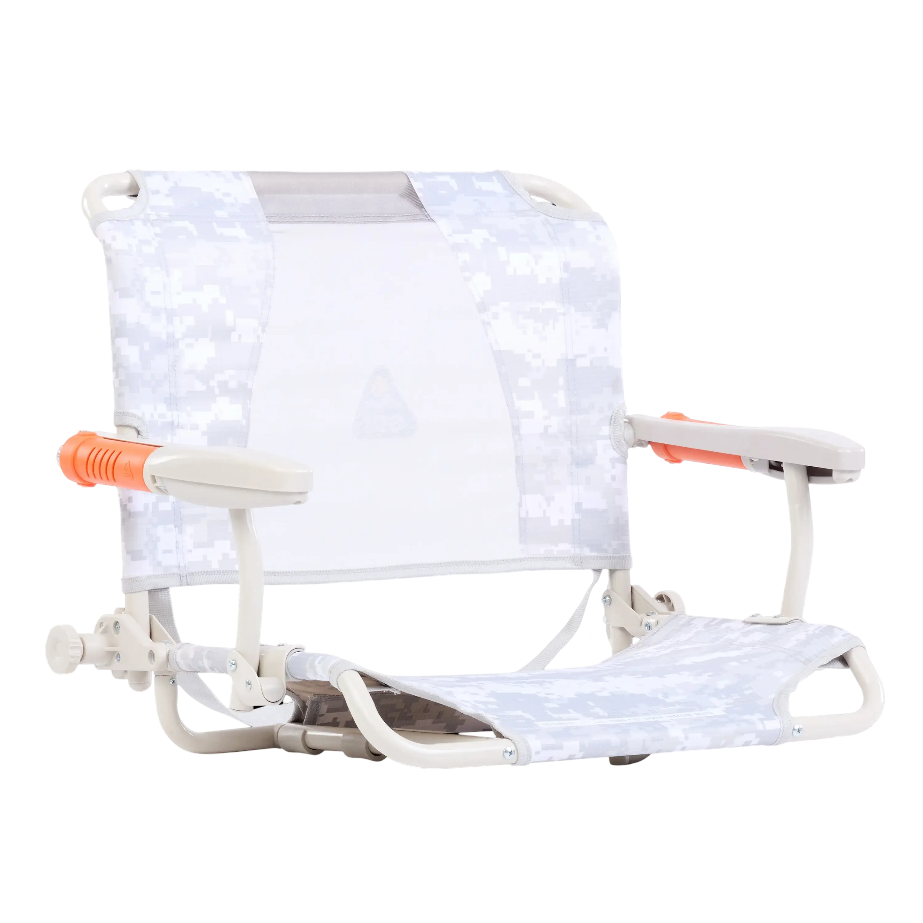 Heavy-Duty Freestyle Stadium Rock-Cliner - Choice 540 - Freestyle Rocker Portable Outdoor Folding Chair - Snow Camo