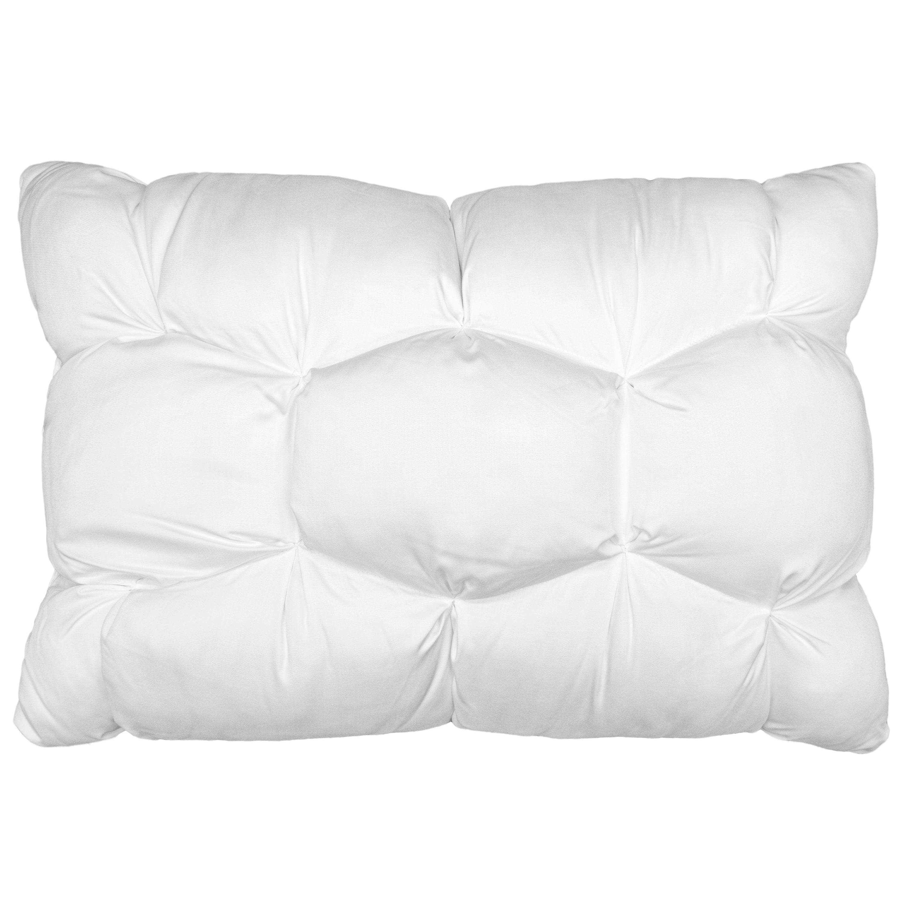 Hotel Collection Down Alternative Cloud Luxe Bed Pillows, Standard/Queen - Adaptive Huggable Core (2 Pack) - Orthopedic Shredded Foam Bed Pillow Set Detail