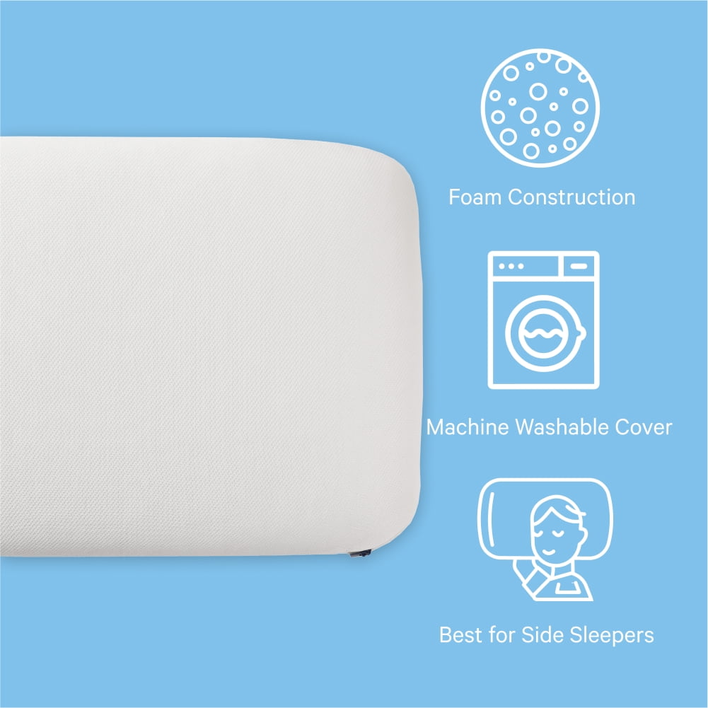 Orthopedic Support Essential Cooling Foam Pillow, Standard - Orthopedic Shredded Foam Bed Pillow Set Detail