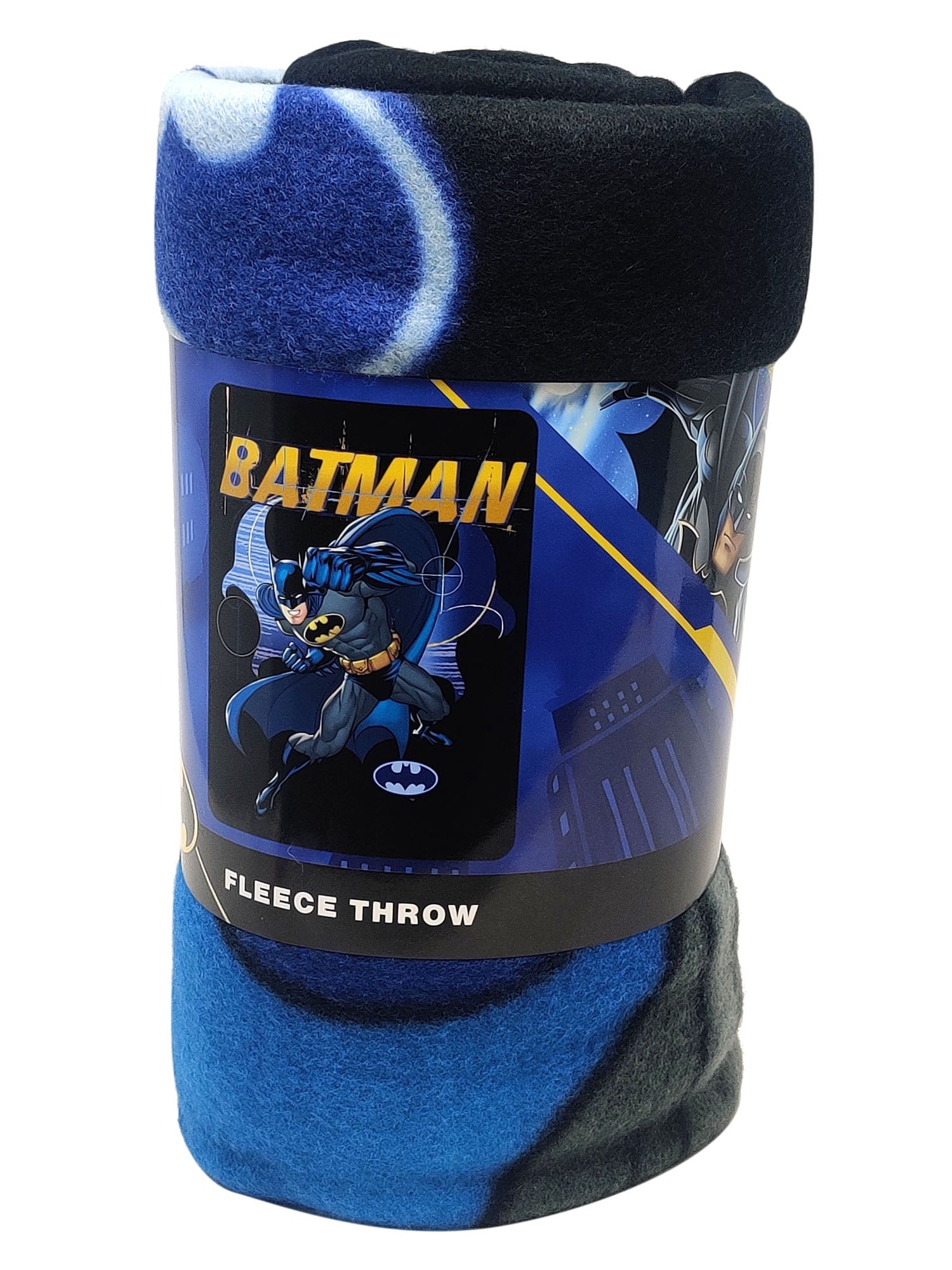 Super Soft Flannel Throw Blanket 45" x 60" Dark Knight Superhero - Cozy Fleece Throw Blanket for Couch & Bed Detail