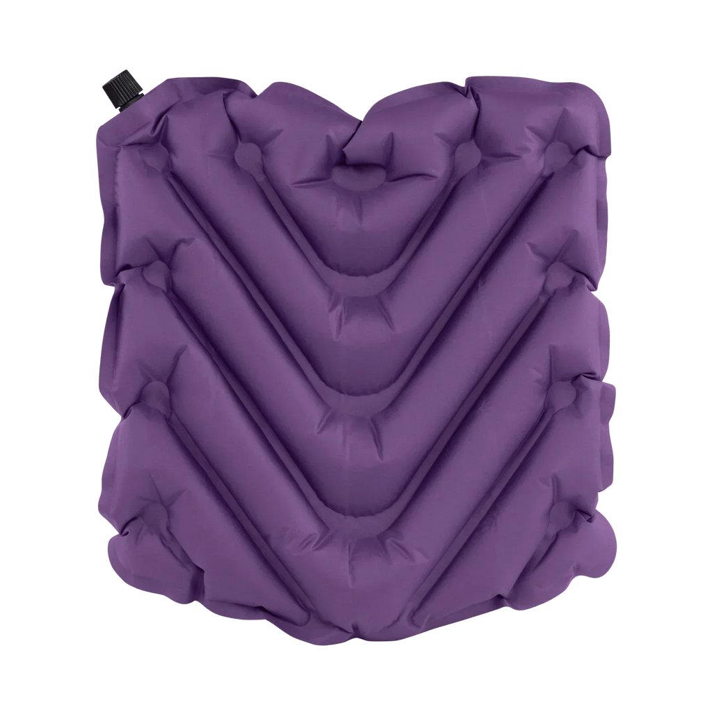 Secure-Hook College V Seat Inflatable Stadium Cushion - LSU Tigers - Choice 762 - Lightweight Folding Bleacher Chair with Cushioning Detail