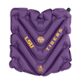 Secure-Hook College V Seat Inflatable Stadium Cushion - LSU Tigers - Choice 762 - Lightweight Folding Bleacher Chair with Cushioning - Default Title