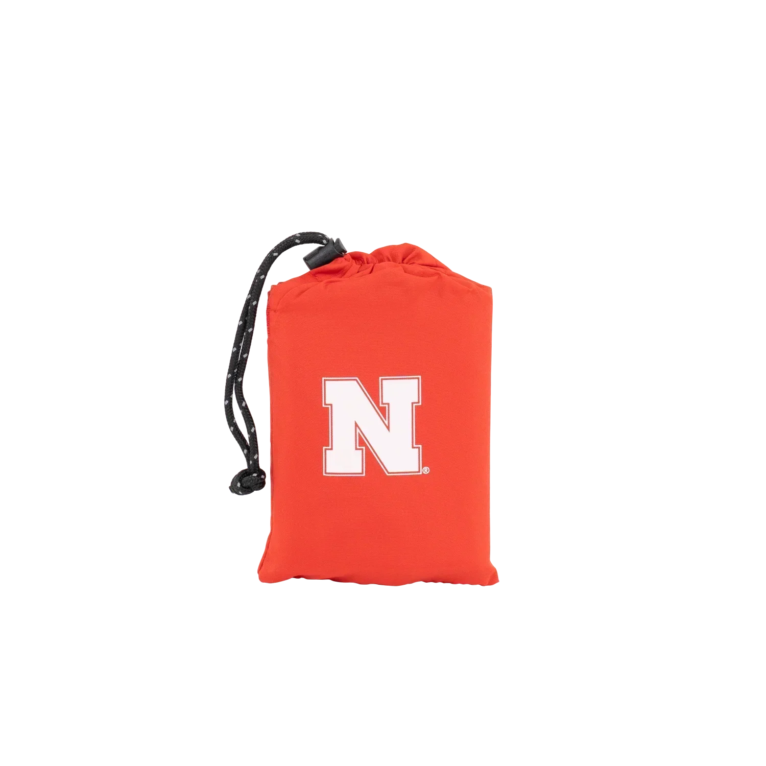 Secure-Hook College V Seat Inflatable Stadium Cushion - Nebraska Cornhuskers - Choice 277 - Lightweight Folding Bleacher Chair with Cushioning Detail