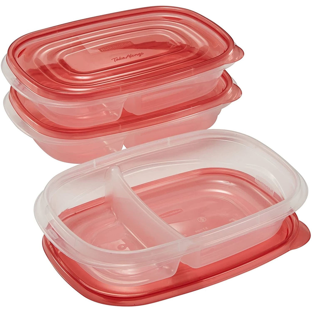 Playful Geometric alongs Divided Rectangular Food Storage Containers, 3.7 Cup, 3-Pack - Playful Star & Heart Shaped Geometric NeeDoh Detail