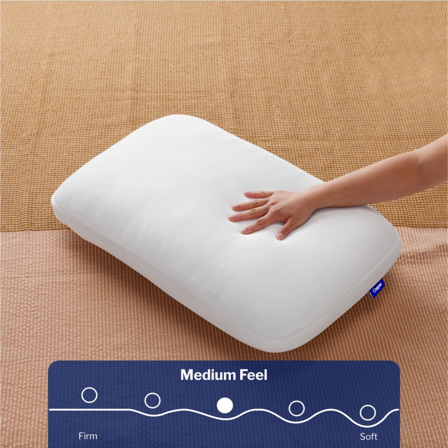 Ergonomic Memory Foam Essential Cooling Hybrid Pillow, Standard - Decorative Throw Pillow Cushion for Sofa & Bed Detail