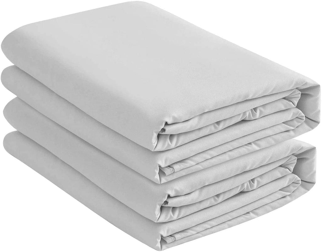 Breathable Luxury 2 Pack Fitted Hospital Bed Sheets with Elastic All Around for a Double Brushed Ultra Soft Breathable 100% Microfiber ... - Breathable Egyptian Cotton Flat & Fitted Sheets - Default Title