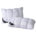 Decorative Plump 2-Pack White Twisted Bed Pillows (20" x 16.5") - Soft Plush Down Alternative, Breathable and Hypoallergenic, Standard... - Hotel Quality Plush Sleeping Pillows - Default Title
