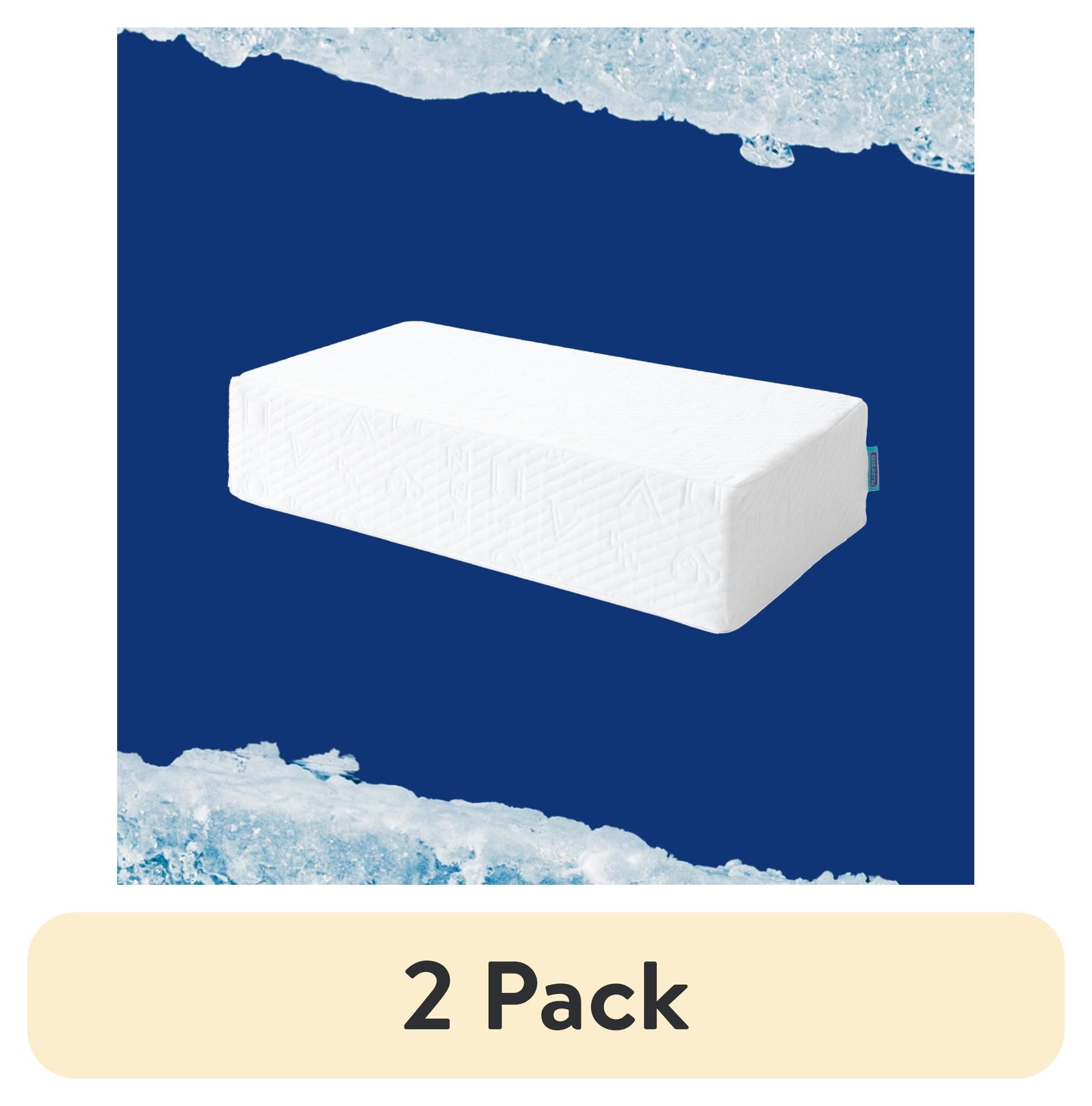 Hotel Collection (2 pack) Ice Cube Cooling Memory Foam Bed Pillow (1 Count) - Decorative Throw Pillow Cushion for Sofa & Bed - Default Title