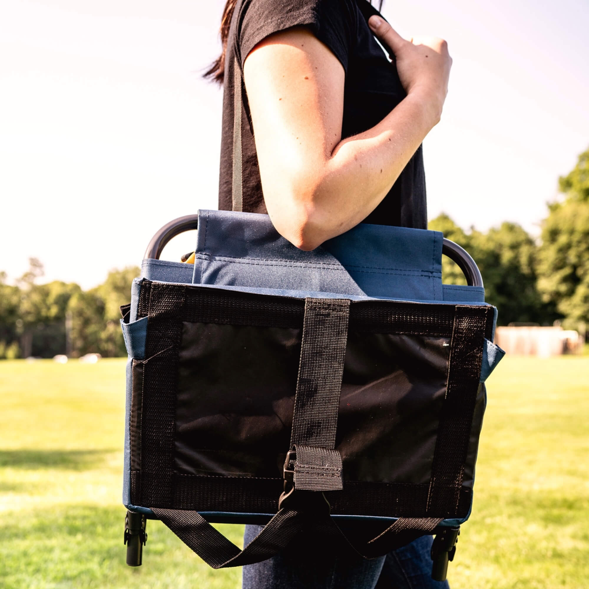 Secure-Hook BleacherBack - Choice 696 - Ergonomic Portable Stadium Seat for Sports Events Detail