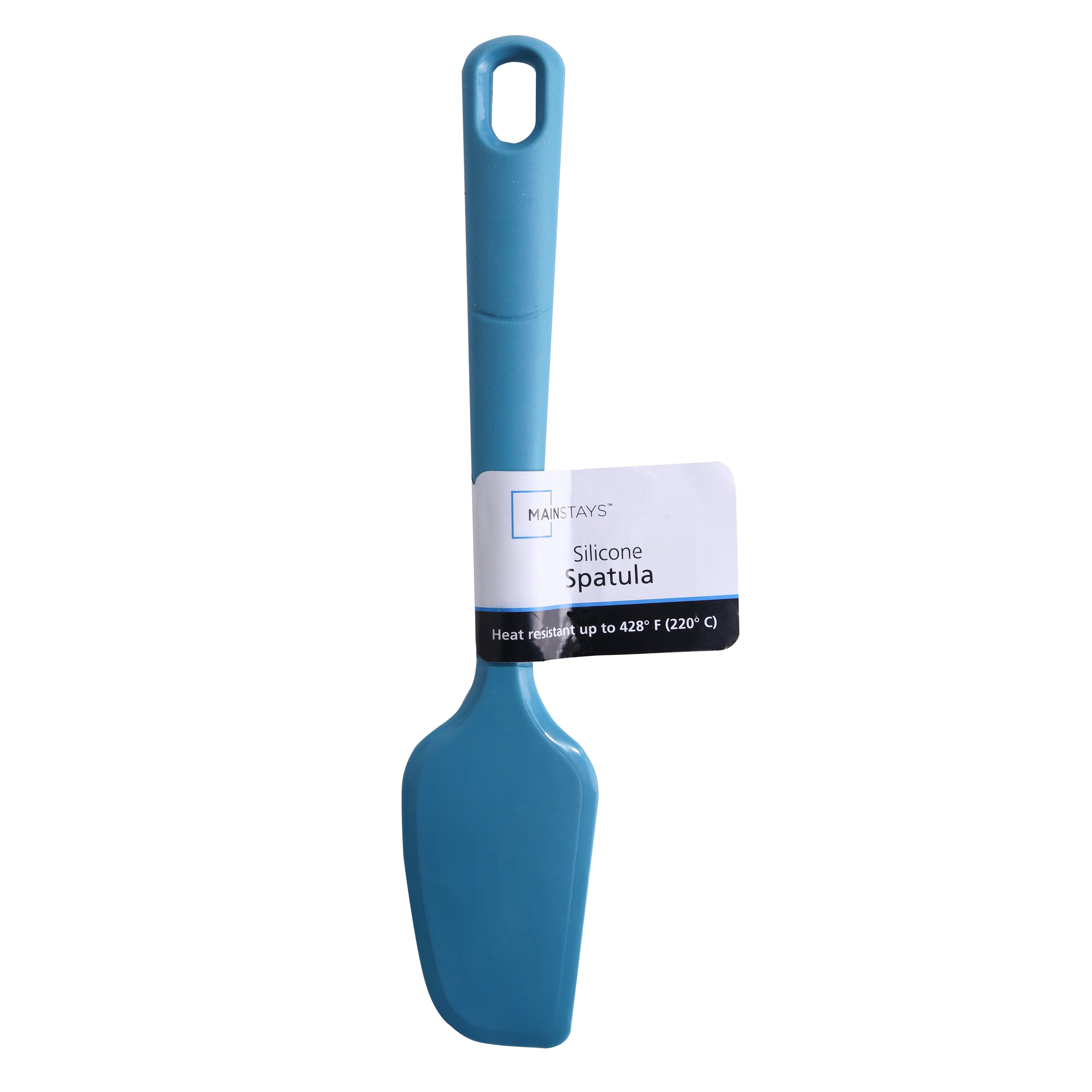 Chef-Quality Silicone Food- Grade Blue 10.55" L Kitchen Spatula - High-Precision Culinary Tool for Baking & Cooking Detail