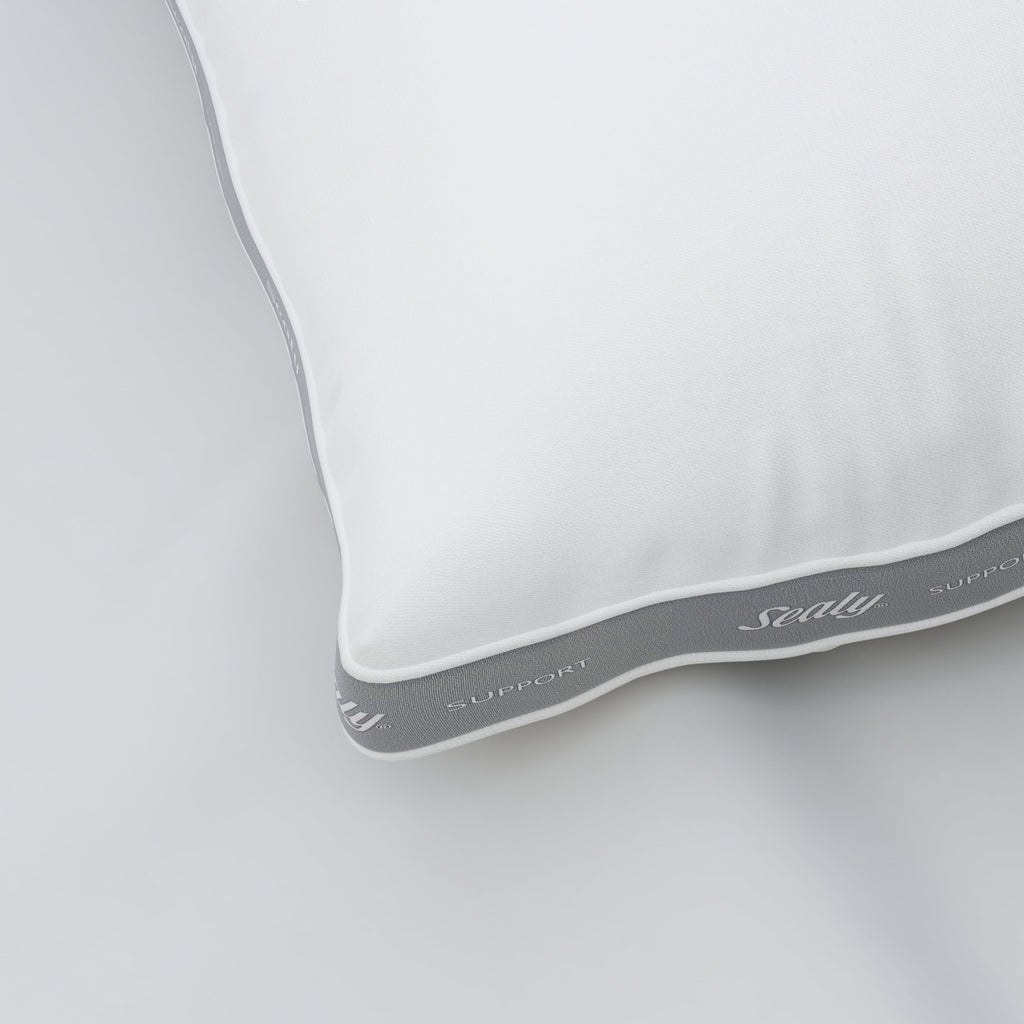 Decorative Plump Extra Firm Support Foam Core Pillow 2pk, King - Orthopedic Shredded Foam Bed Pillow Set Detail