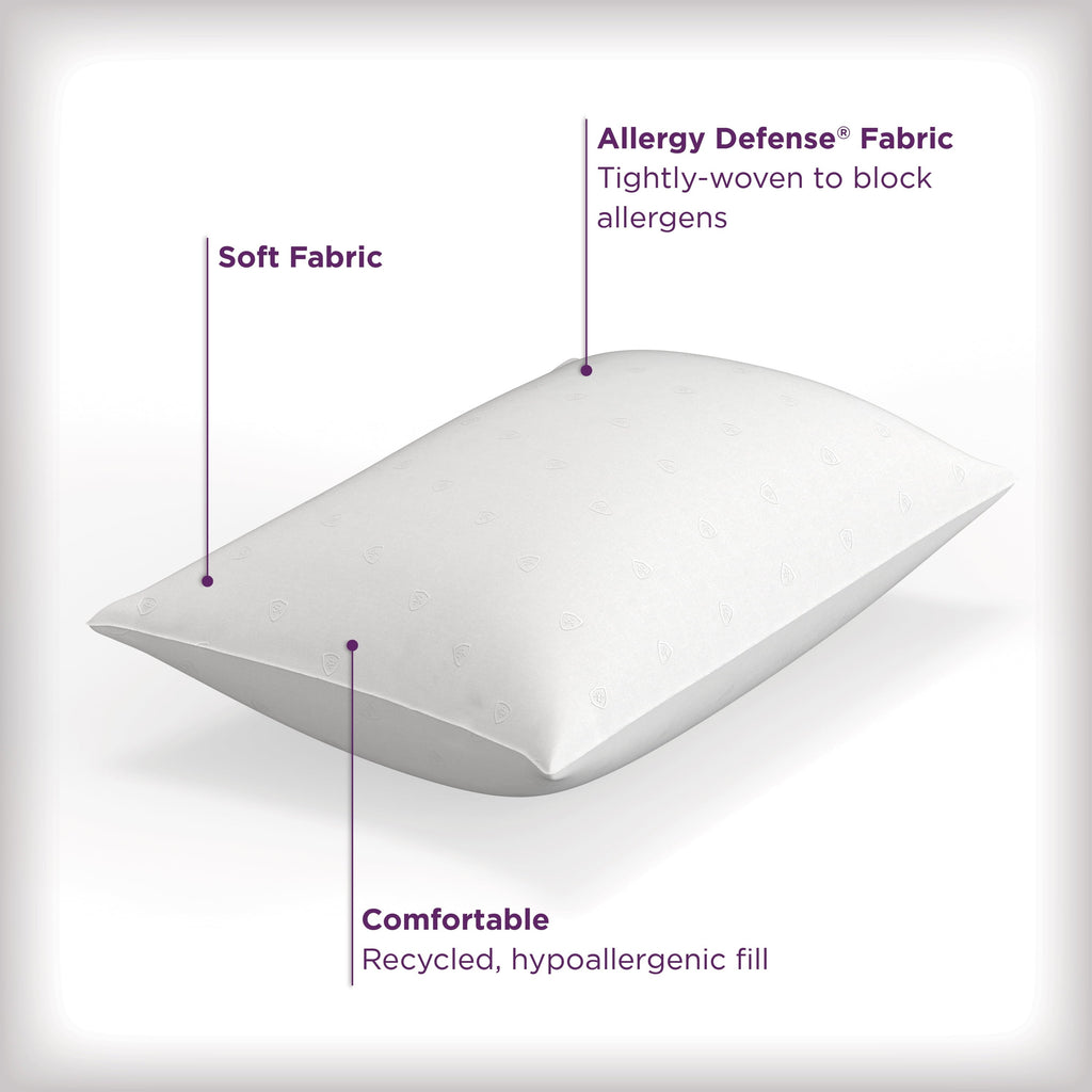Hotel Collection Bed Pillows, Standard/Queen (2 Count) - Hotel Quality Plush Sleeping Pillows Detail