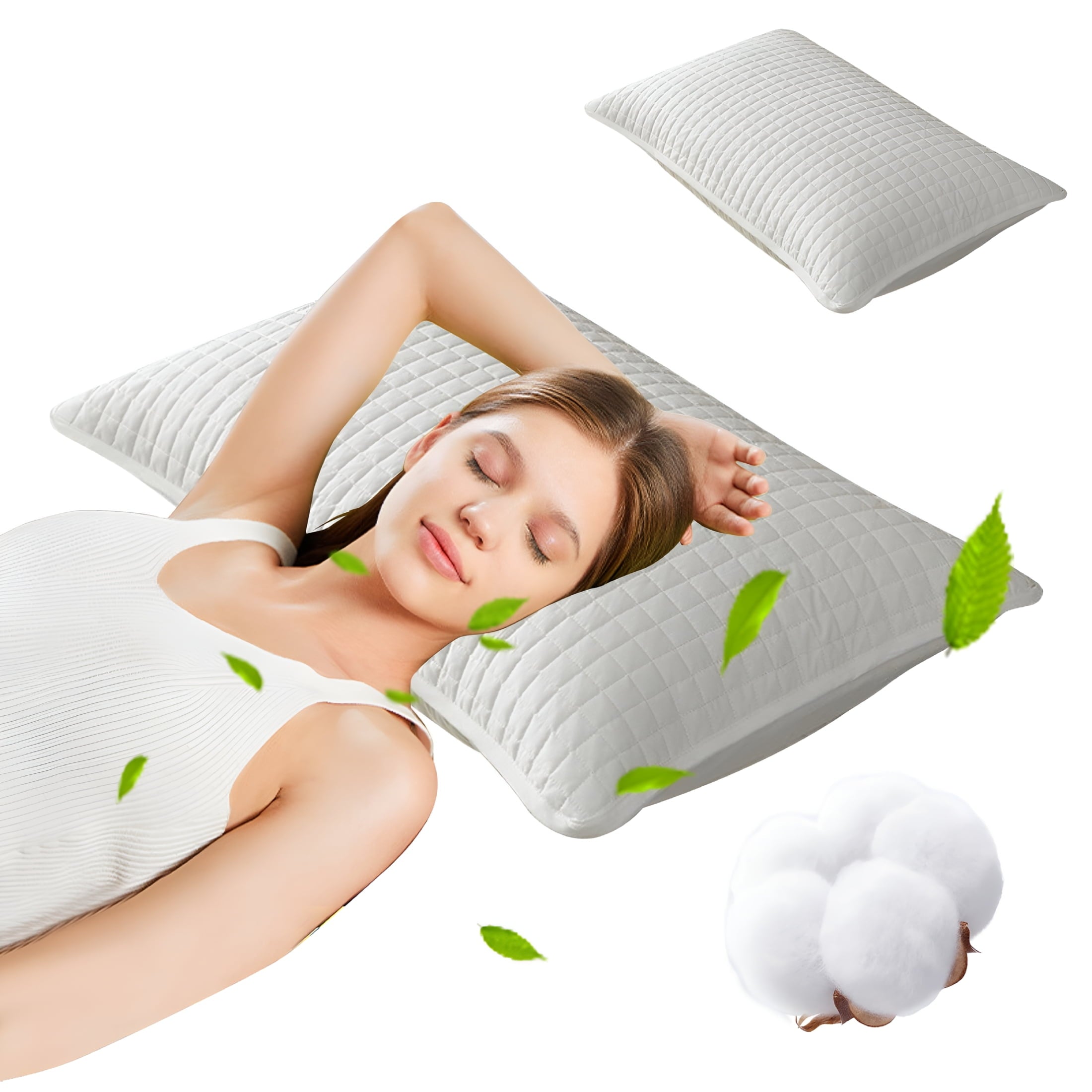 Decorative Plump Memory Foam Pillow,Toddler Pillow,Small Pillows for Kids,Soft&Hypoallergenic - Kids Sleeping Pillow - Toddler Bed Pil... - Ergonomic Memory Foam Pillow for Neck Pain Support Detail
