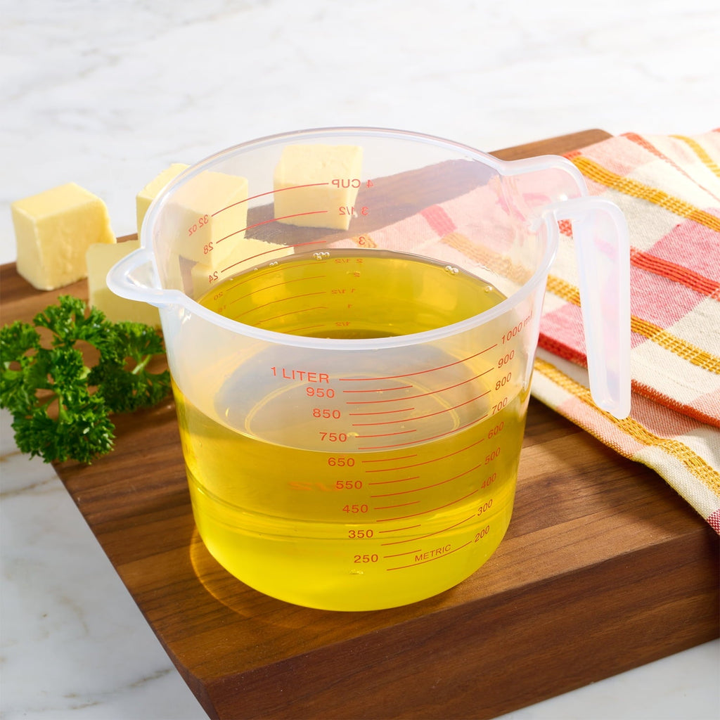 Multi-Functional (12 pack) 4 Cup PP Plastic Measuring Cup, 32 oz, Clear - Innovative Kitchen Helper for Modern Cooking Detail