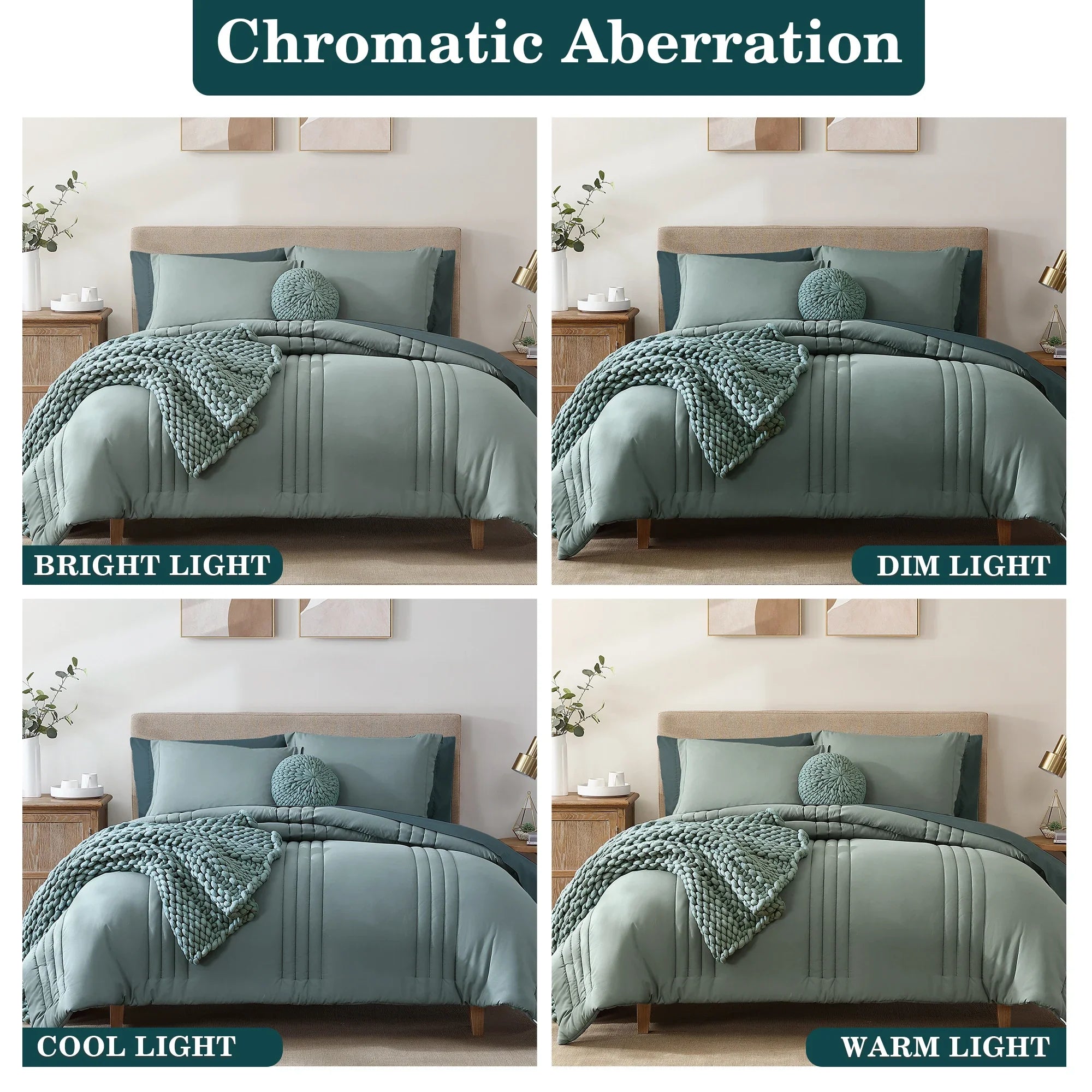 Luxurious Quilted 7-piece Bed in a Bag Comforter Set with Sheets,Sage Green,Full - Luxurious Quilted Duvet Cover Set Detail
