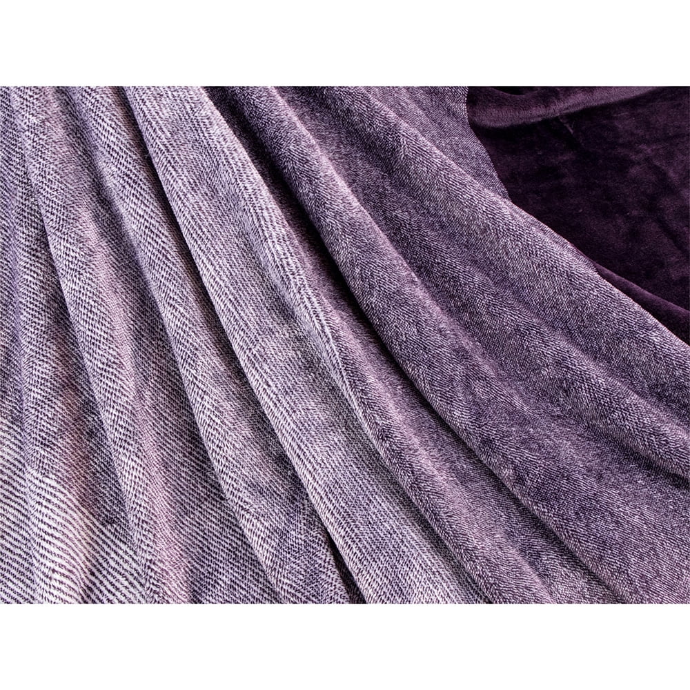 Super Soft Flannel Flannel Fleece Ombre Throw Blanket for Couch | Super Soft Cozy Microfiber Couch Blanket | Gradient Decorative Accent ... - Luxury Knitted Decorative Throw Blanket with Fringes Detail