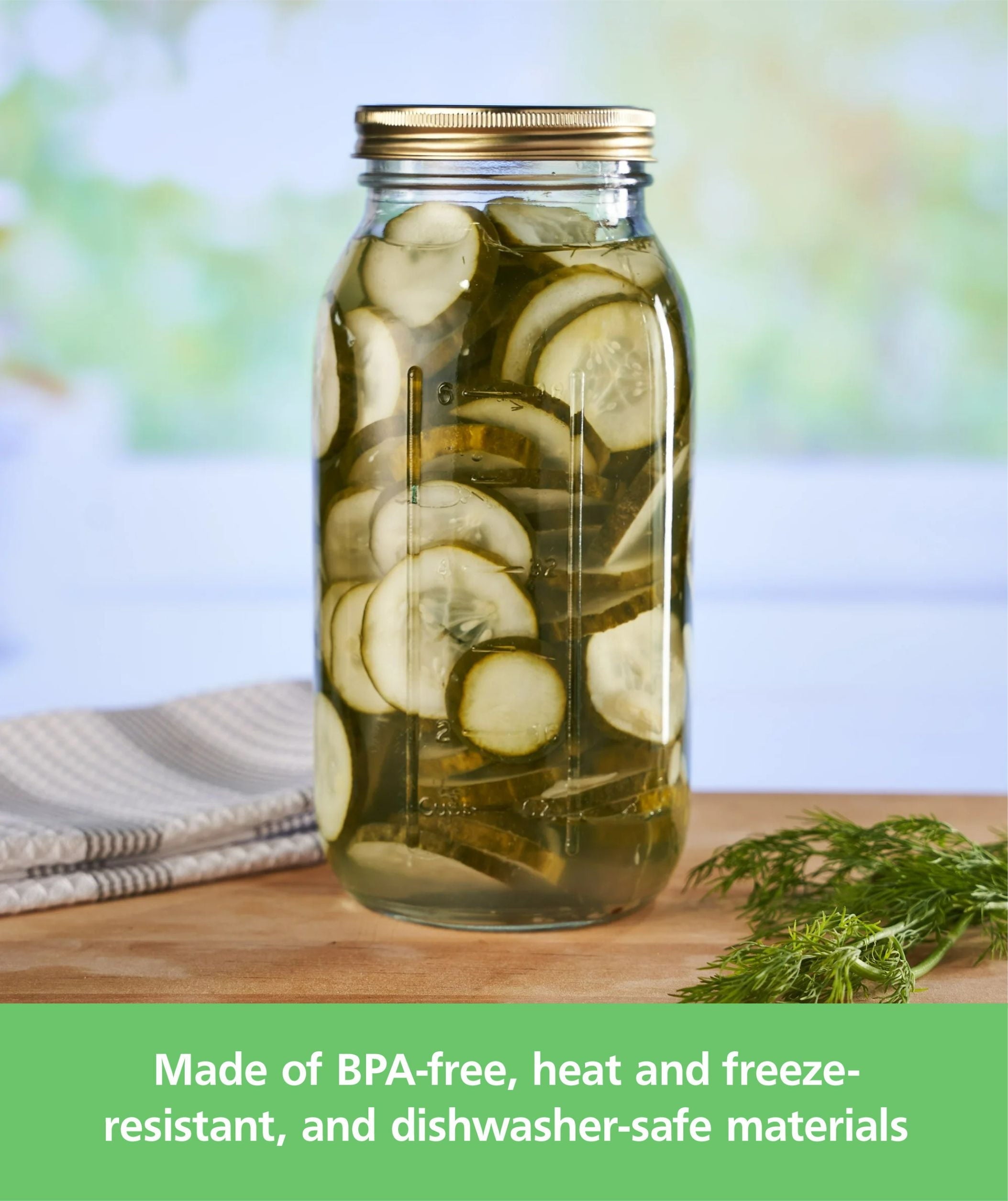 Deliciously Squishy 64 oz Mason Jars, Wide Mouth Half Gallon Canning Jars with Lids and Rings, 6-Pack Extra Large Glass Jars for Home Can... - Playful Star & Heart Shaped Geometric NeeDoh Detail