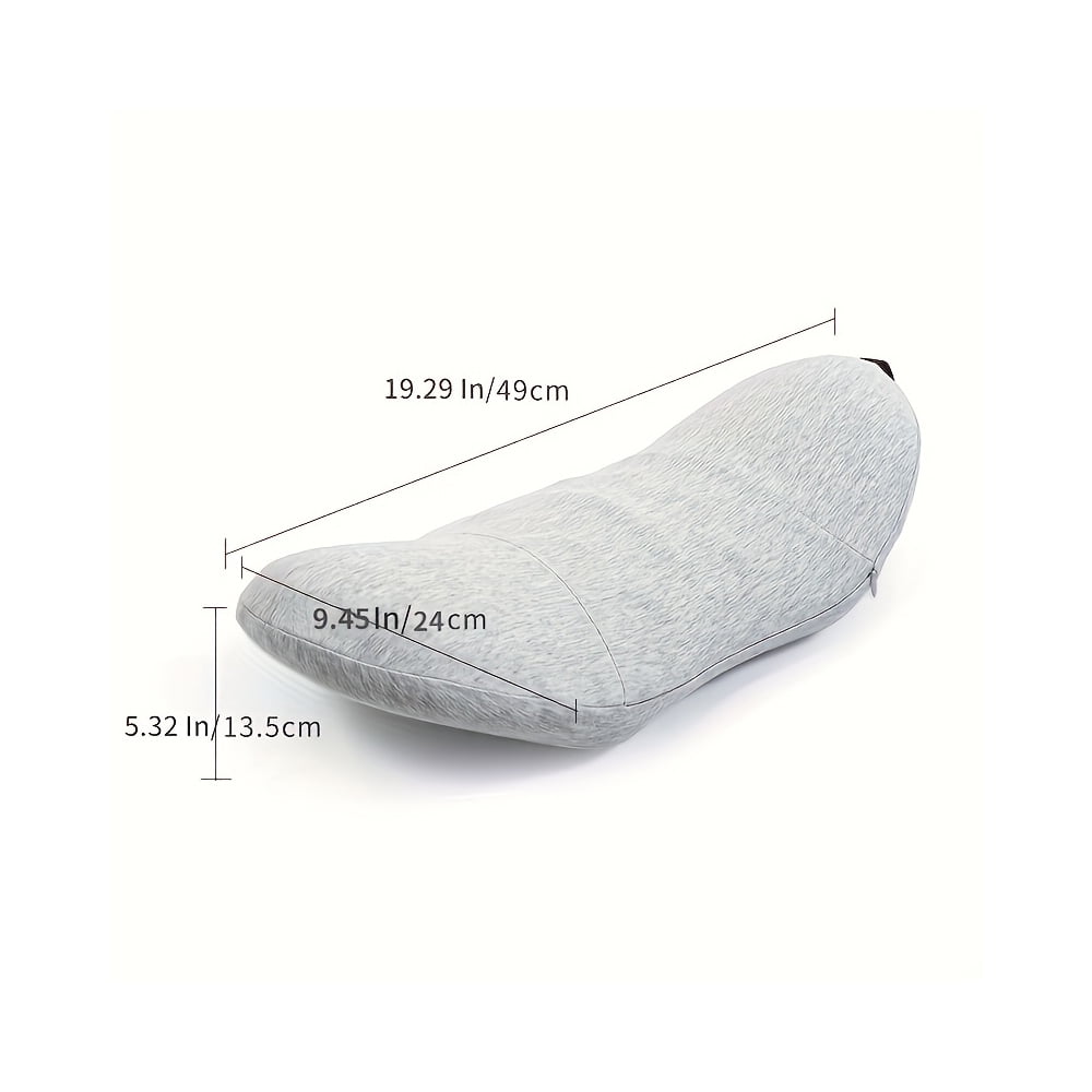 Decorative Plump Effective Support Adult Breathable Lumbar Bed Pillow, Soft, 1 Pack - Hotel Quality Plush Sleeping Pillows Detail