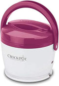 Self-Heating Crock-Pot Lunch Crock Portable Food Warmer 20oz – Pink S03U - Leak-Proof Heated Bento Box Lunch Warmer - Pink