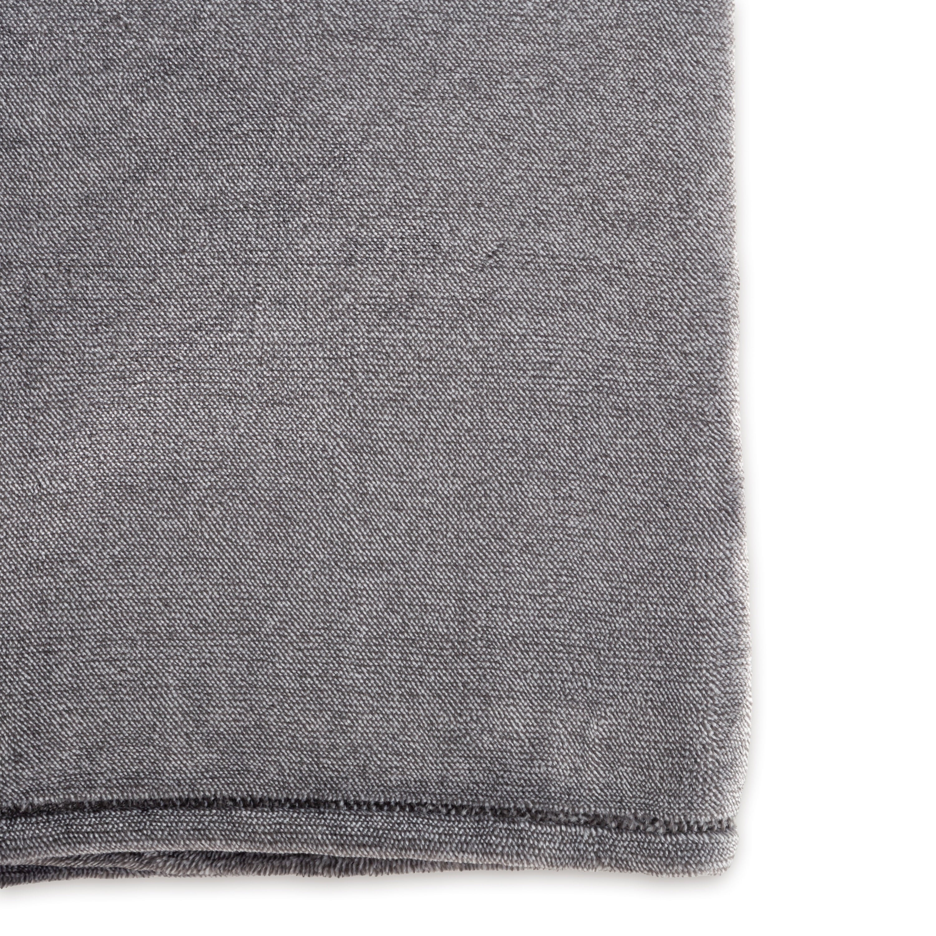 Reversible Sherpa Plush Heathered Soft Oversized Throw Blanket, Gray - Lightweight Plush Warm Blanket for All Seasons Detail