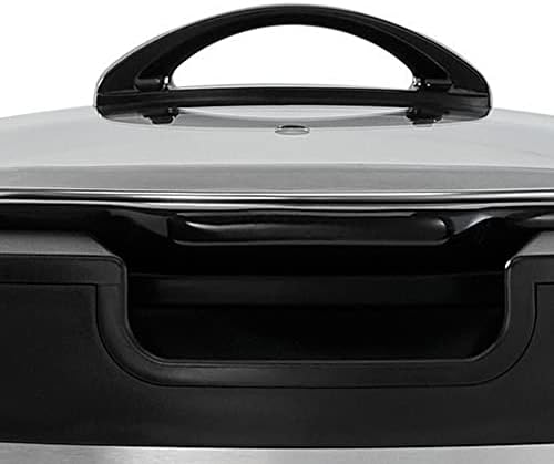 Programmable Crock-Pot Thermoshield 6 Quart Slow Cooker with Carry Handles S12S - Programmable Slow Cooker with Oval Ceramic Pot Detail