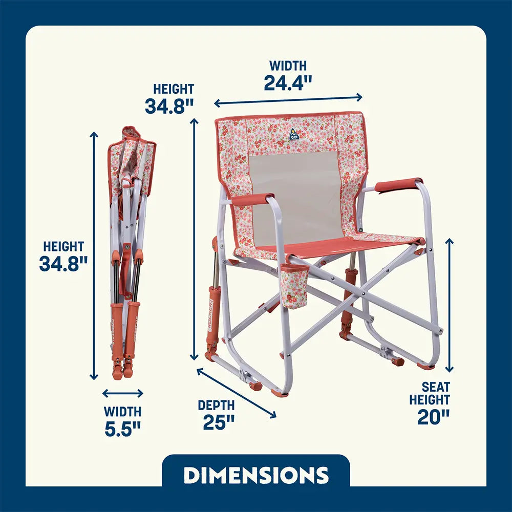Smooth Motion Freestyle Rocker - Choice 711 - RoadTrip Rocker Smooth Motion Camp Chair Detail