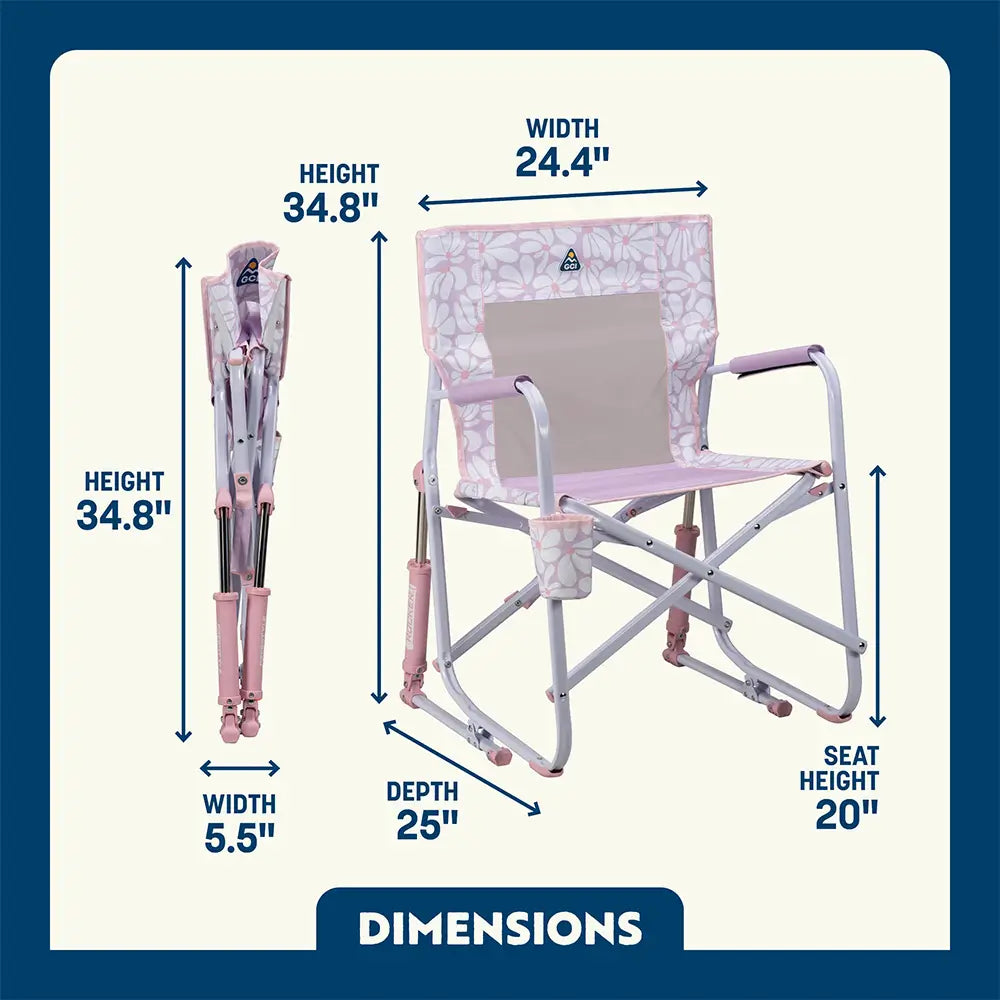 Smooth Motion Freestyle Rocker - Choice 711 - RoadTrip Rocker Smooth Motion Camp Chair Detail