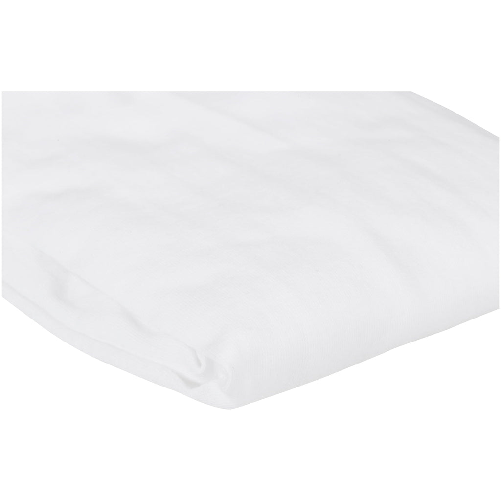 Ultra-Soft TL Care 100% Natural Breathable Cotton Jersey Knit Fitted Bassinet Sheet, White, 15" x 33", Soft Breathable, for Boys... - Premium Ultra-Soft Pillowcase Pair for Sleeping Detail