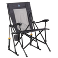 Heavy-Duty Freestyle RoadTrip Rocker - Choice 855 - Patented Spring-Action Rocking Chair for Camping - Dark Charcoal